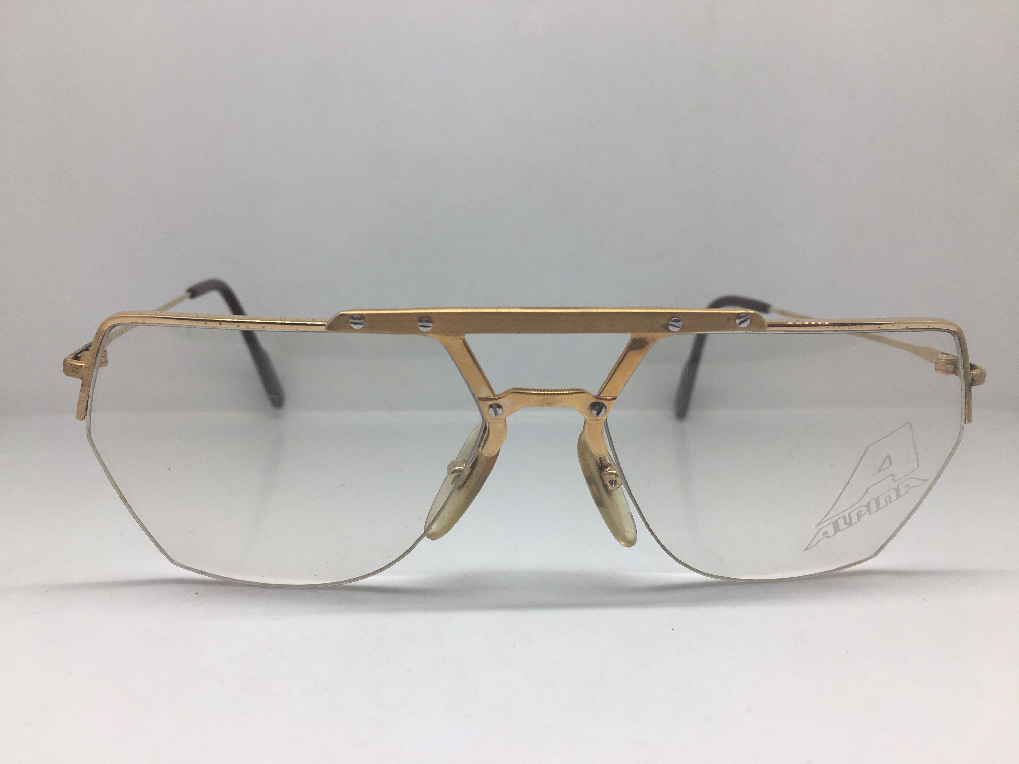 Vintage Vintage Alpina FM50 Aviator Eyeglasses Frame W.Germany Size ONE SIZE - 1 Thumbnail