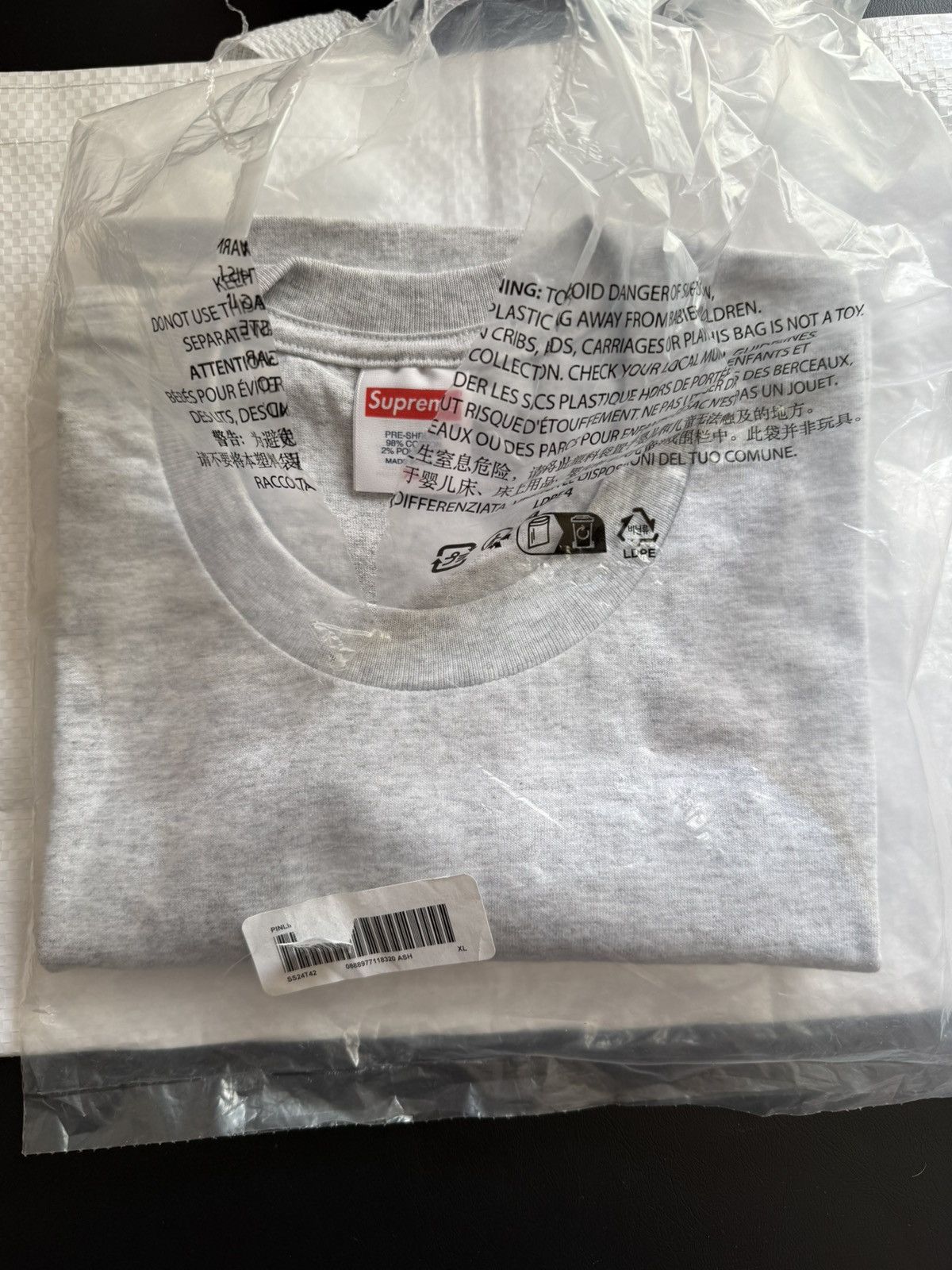 Supreme Supreme Pinline Tee SS24 NWT Size US XL / EU 56 / 4 - 2 Thumbnail