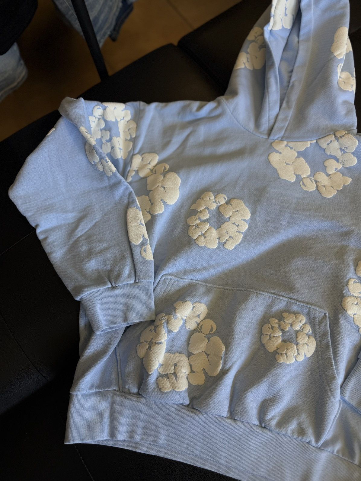 DENIM TEARS Denim Tears Cotton Wreath Hoodie Size Small Blue (NEW) Size US S / EU 44-46 / 1 - 4 Thumbnail