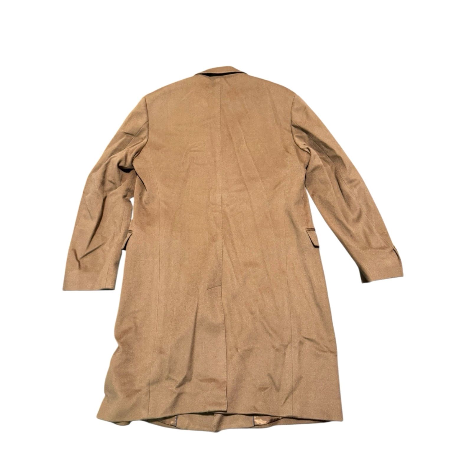 Saks Fifth Avenue SAKS FIFTH AVENUE LORO PIAN A Favola 90/10 Wool Cashmere Coat 42L Camel Topcoat Coat Size US XS / EU 42 / 0 - 7 Thumbnail
