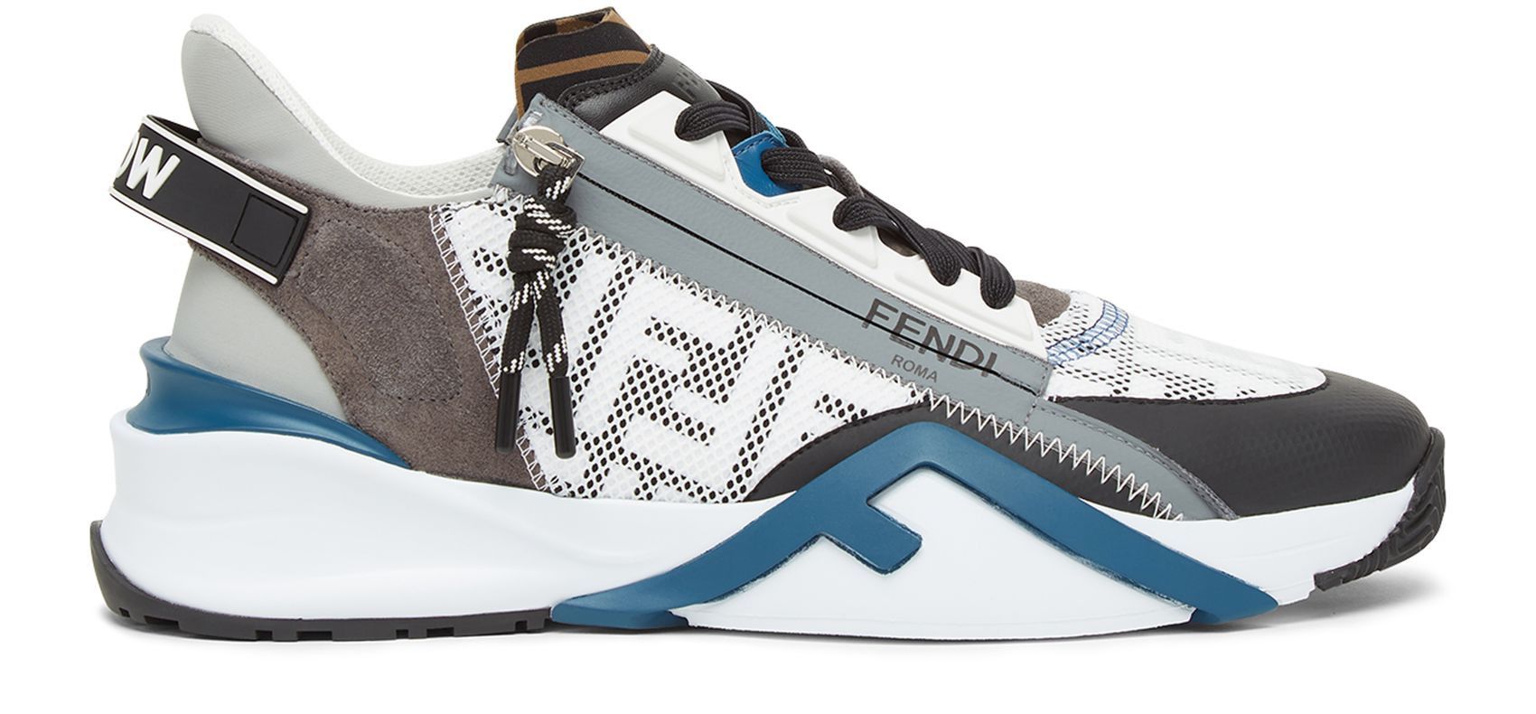 Fendi o1loc1c0824 Flow Sneakers in Blanc Size US 10 / EU 43 - 4 Thumbnail