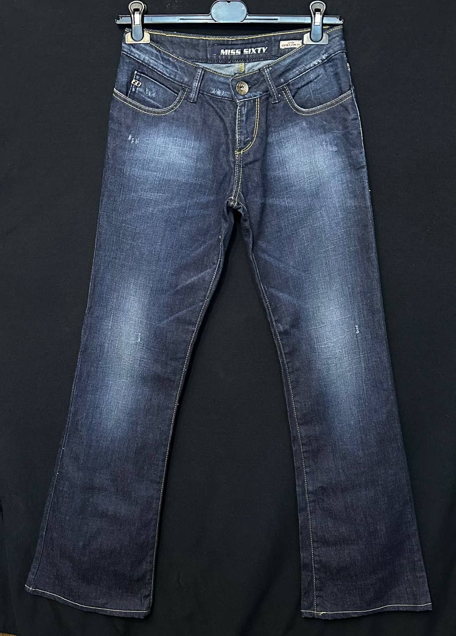 Miss Sixty Miss Sixty Wilkie Jeans MISS60 Flare Leg Stretch Boho Y2K Size 28" / US 6 / IT 42 - 2 Thumbnail