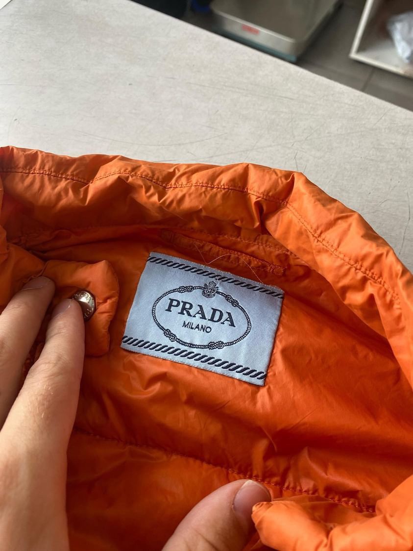 Prada × Vintage Prada Small Logo Vintage Jacket womans Luxury Size M / US 6-8 / IT 42-44 - 3 Thumbnail
