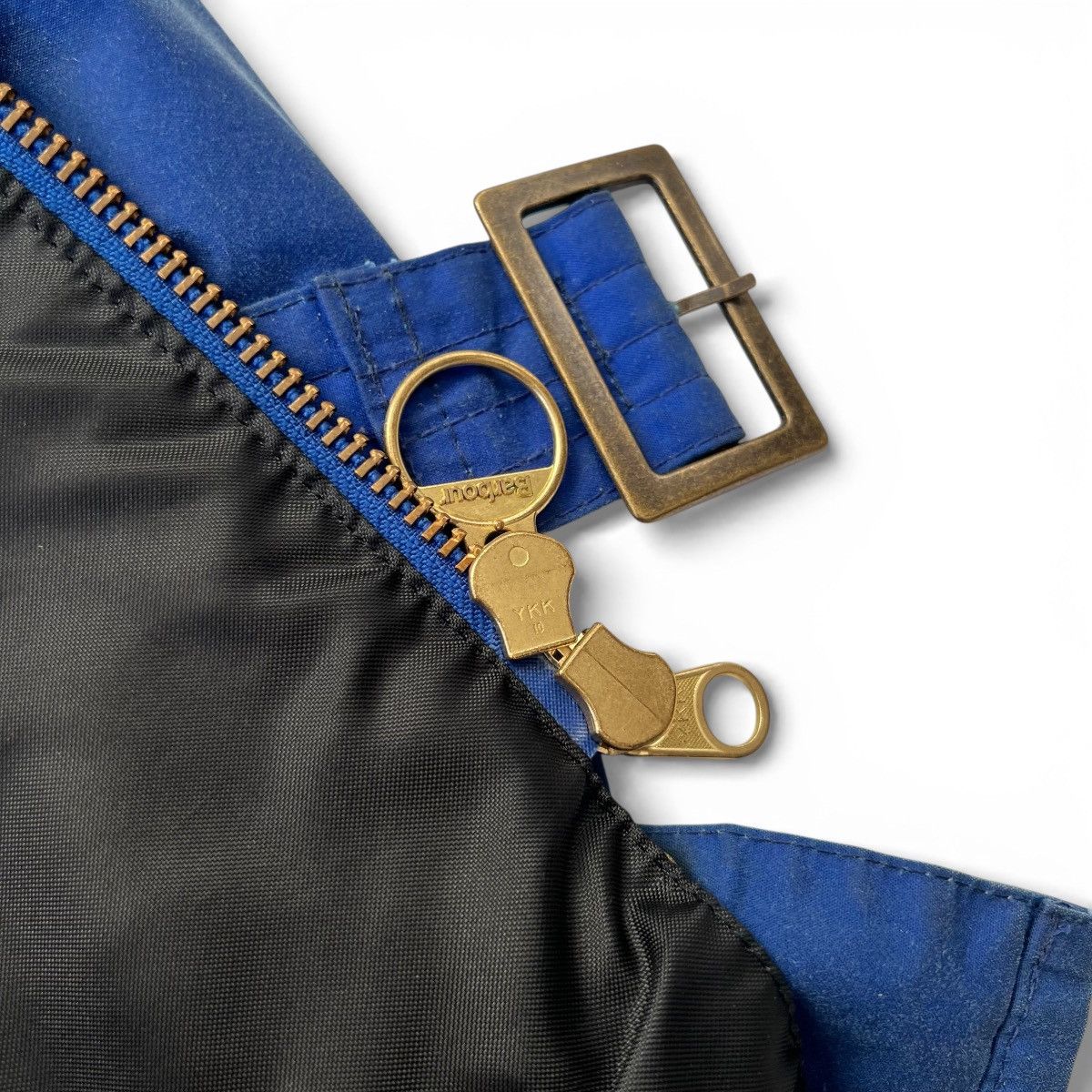 Barbour Rare Barbour international A7 Brass Cobalt Blue Waxed Jacket Size US M / EU 48-50 / 2 - 11 Thumbnail