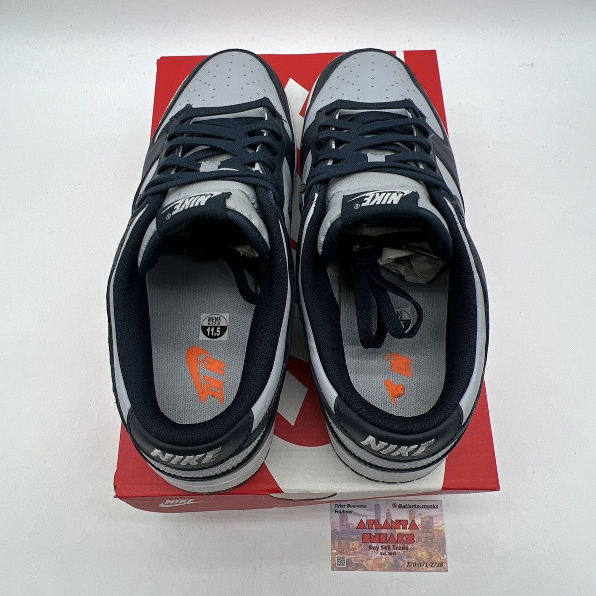Nike Nike Dunk low Georgetown Size US 11.5 / EU 44-45 - 7 Thumbnail