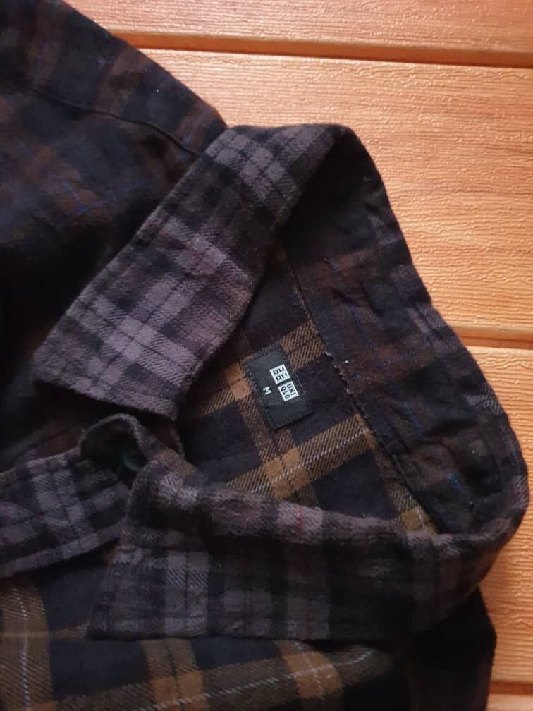 Japanese Brand Uniqlo multicolour checkered Japanese brand flannel Shirt Size US M / EU 48-50 / 2 - 2 Thumbnail