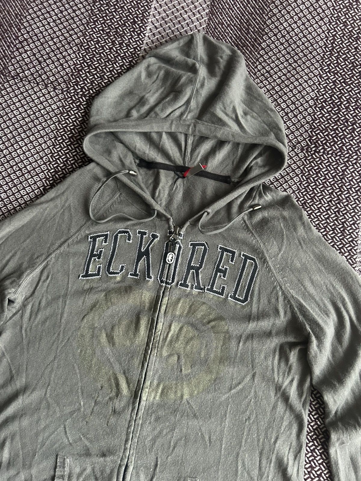 Ecko Unltd. Vintage Ecko Red Rap Zip Hoodie Oversized Y2K Streetwear L Size L / US 10 / IT 46 - 3 Thumbnail