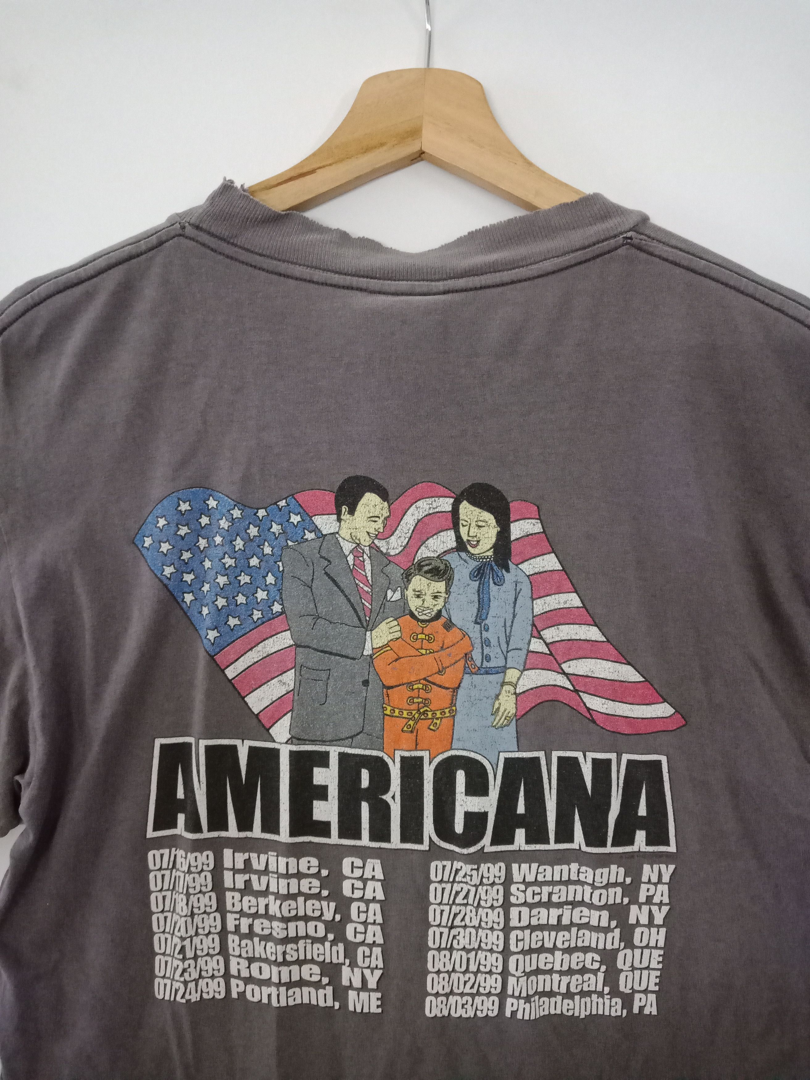 Giant 90s The Offspring Americana Washed Gray #D Size US M / EU 48-50 / 2 - 3 Thumbnail