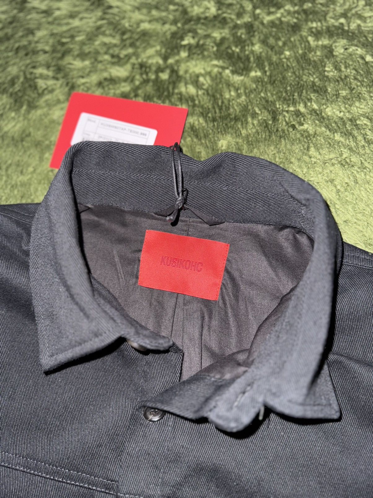 Kusikohc [L] KUSIKOHС Fantasy Unbalanced Heavy Cotton Shirt – Black Size US L / EU 52-54 / 3 - 4 Thumbnail