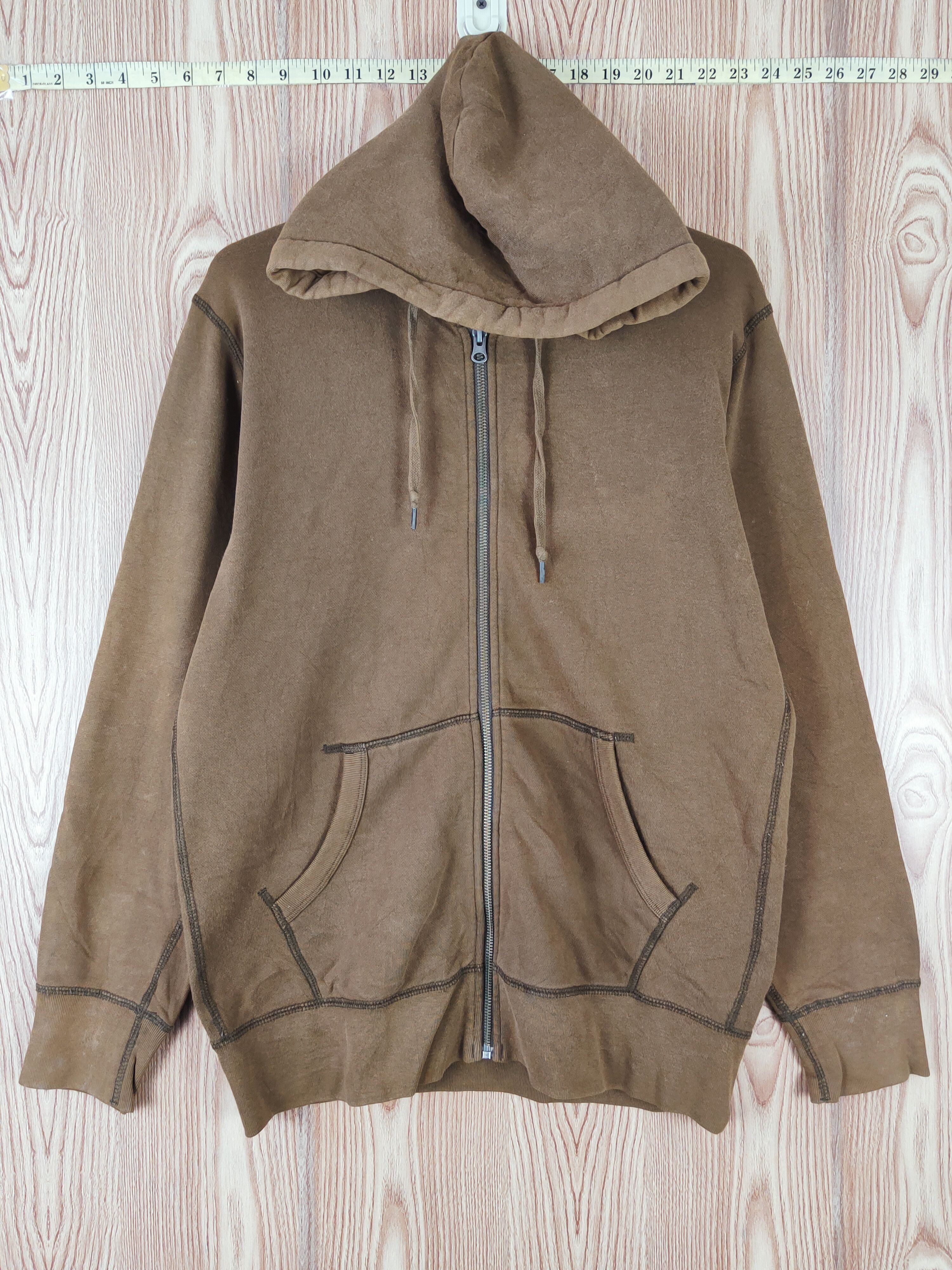 Uniqlo × Vintage Vintage Uniqlo Plain Dark Brown Hoodie Sweaters Size US L / EU 52-54 / 3 - 1 Thumbnail