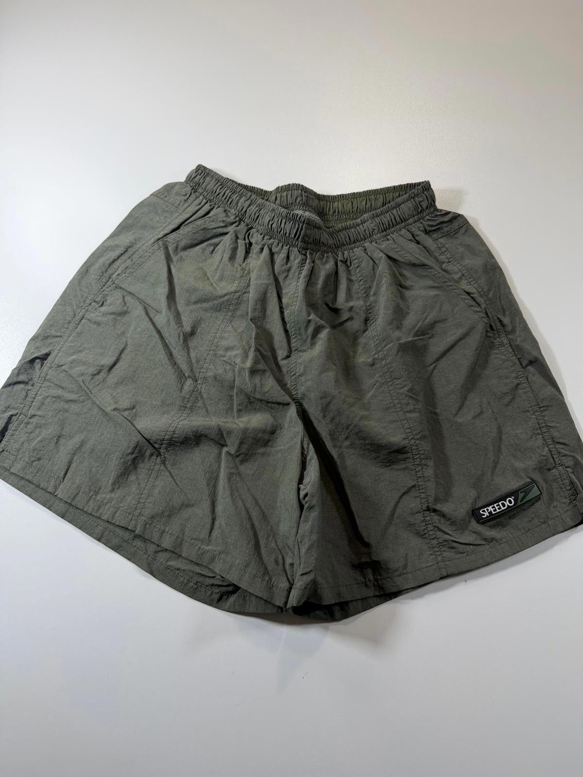 Speedo Speedo Olive Green Swim Shorts XS Size US 30 / EU 46 - 1 Thumbnail