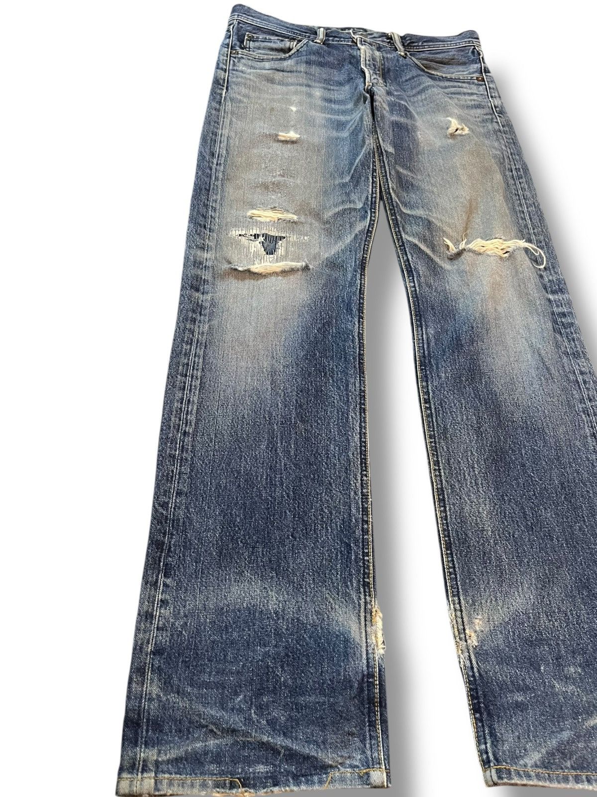 Paul Smith Vintage Paul Smith Grunge Distressed Denim Size US 31 - 3 Thumbnail