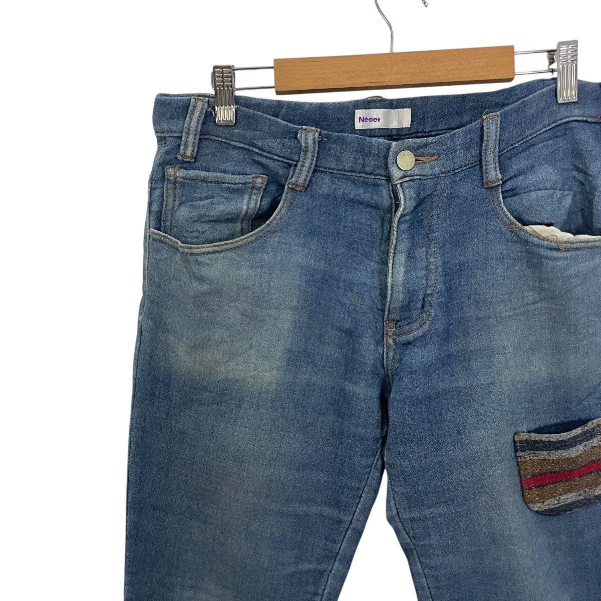 Issey Miyake Vintage Ne-net By Issey Miyake Unisex Denim Size US 33 - 3 Thumbnail