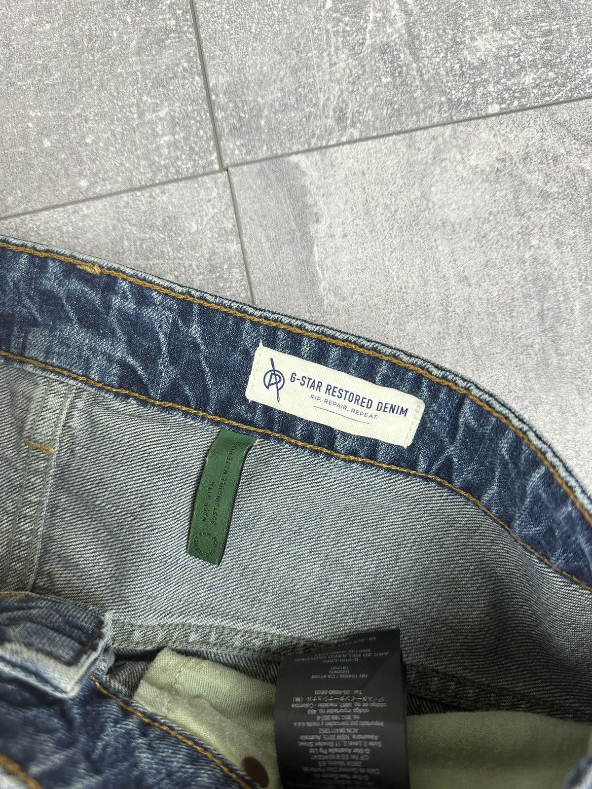 G-Star G-Star Raw 3D Relaxed Tapered Denim Jeans Pants Size US 30 / EU 46 - 14 Thumbnail