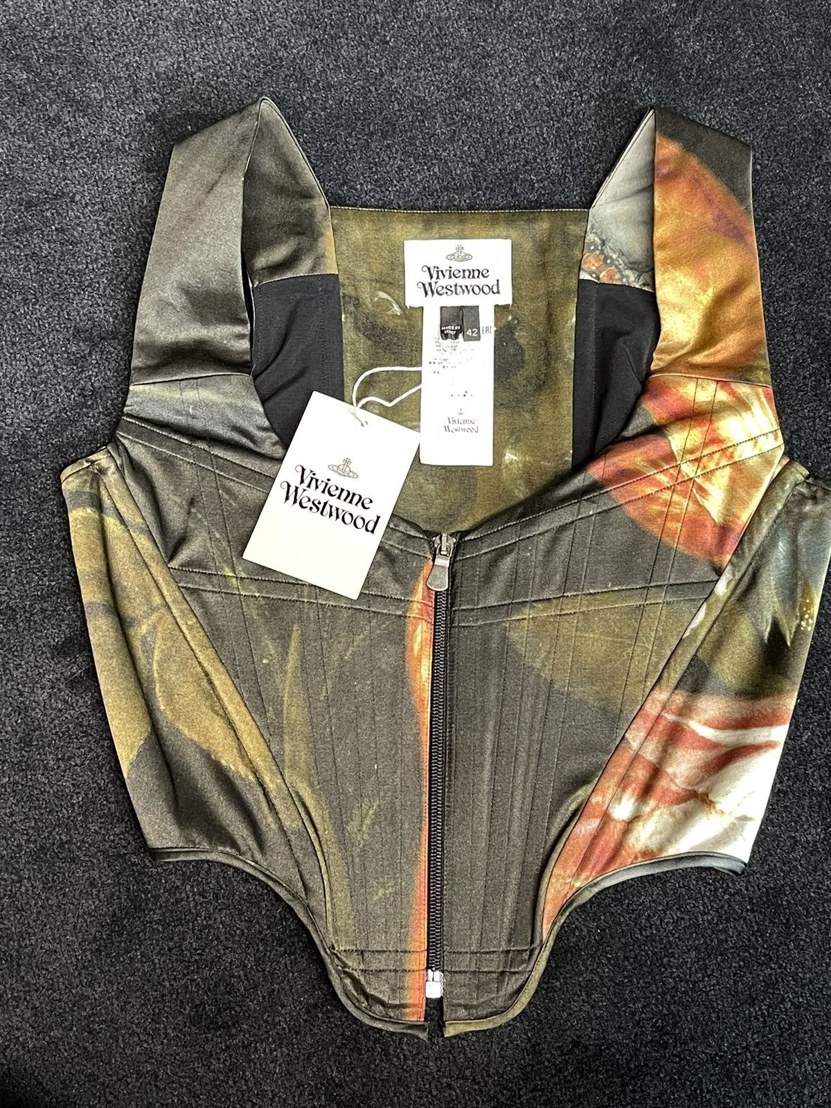 Vivienne Westwood Vivienne Westwood CAGE CORSET BOSSCHAERT PRINT IT 42 NWT Size M / US 6-8 / IT 42-44 - 20 Thumbnail
