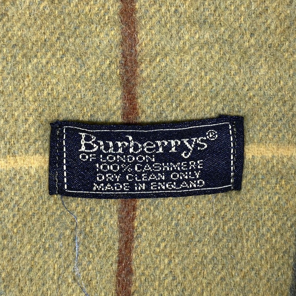 Burberry × Vintage Vintage Burberrys Nova Checked Cashmere Scarf Muffler Size ONE SIZE - 5 Thumbnail