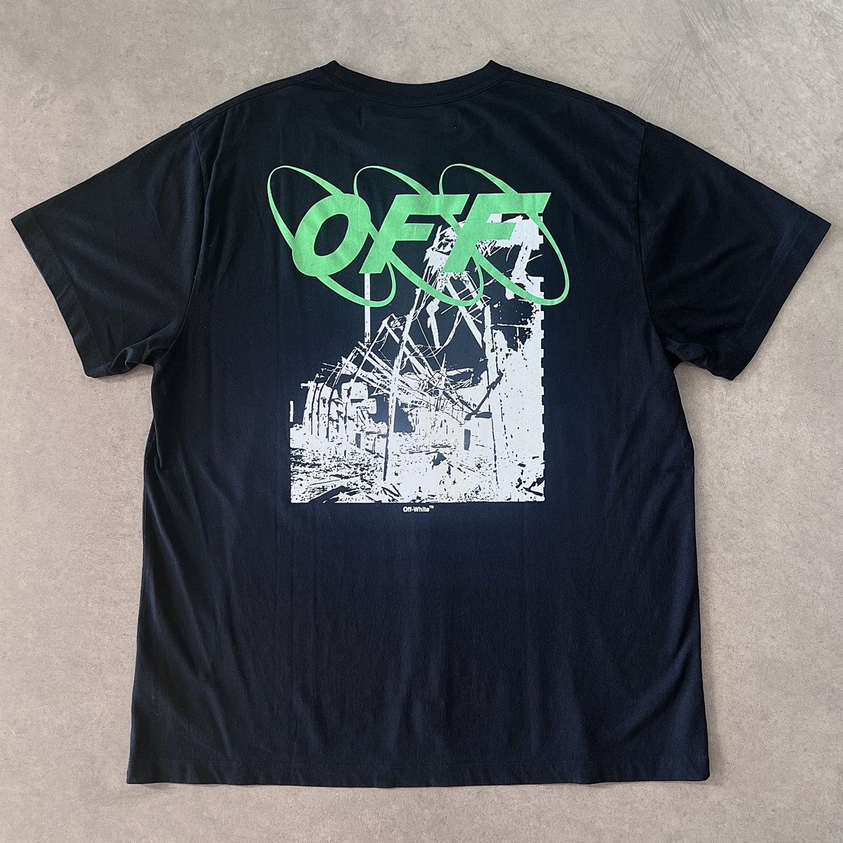Off-White VIRGIL ABLOH OVERSIZED RUINED FACTORY SHIRT FW 2019 Size US XS / EU 42 / 0 - 1 Thumbnail