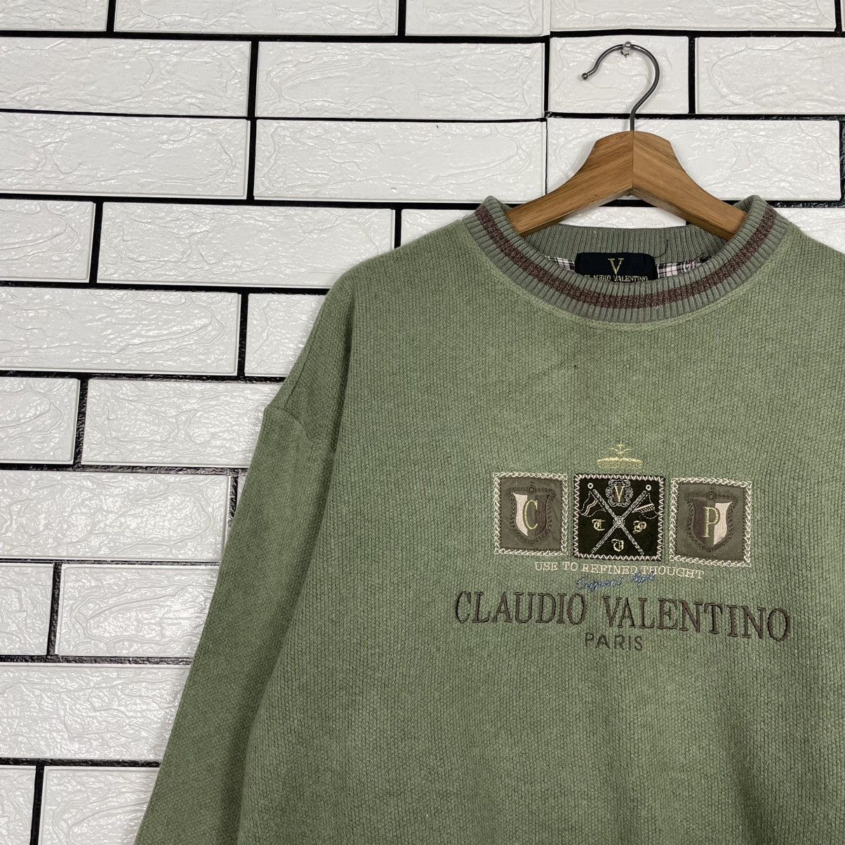 Other Claudio Valentino Oaris Big Logo Sweatshirt Size US L / EU 52-54 / 3 - 6 Thumbnail