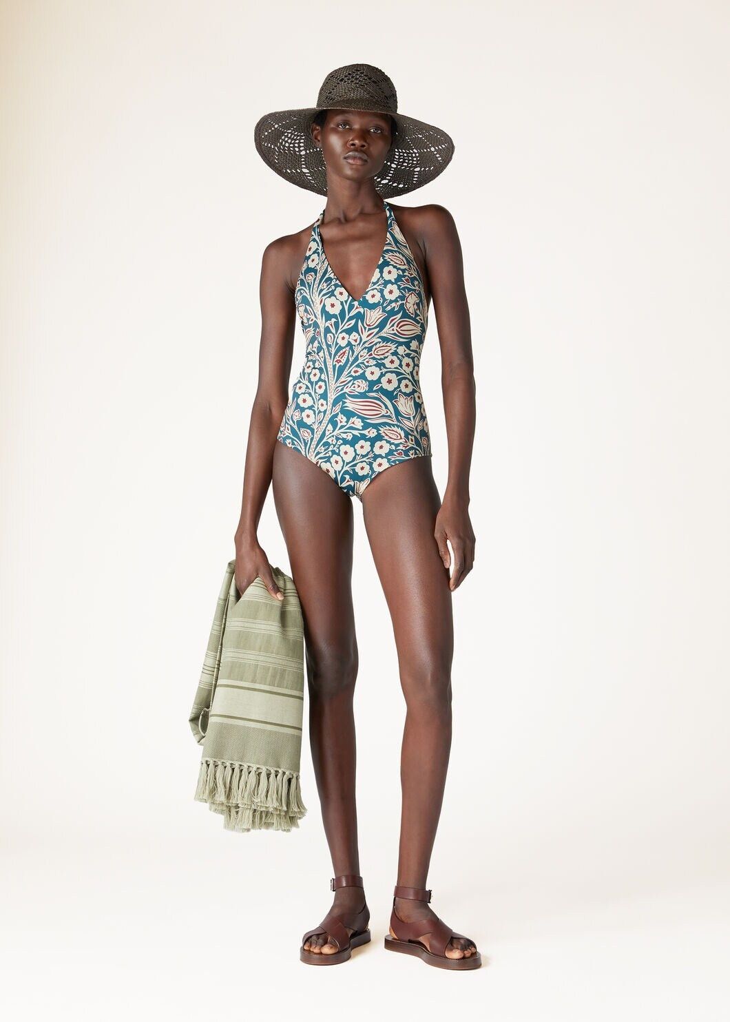 Loro Piana o1srvl11e0725 FAO1571 One-piece Swimsuit in Multicolor Size S / US 4 / IT 40 - 2 Thumbnail