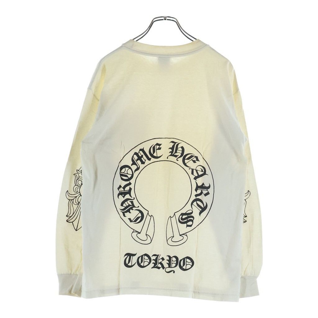 トップス old chrome hearts long tee Chrome Hearts Chrome Hearts Old CH Long Sleeve T-Shirt Black | Grailed