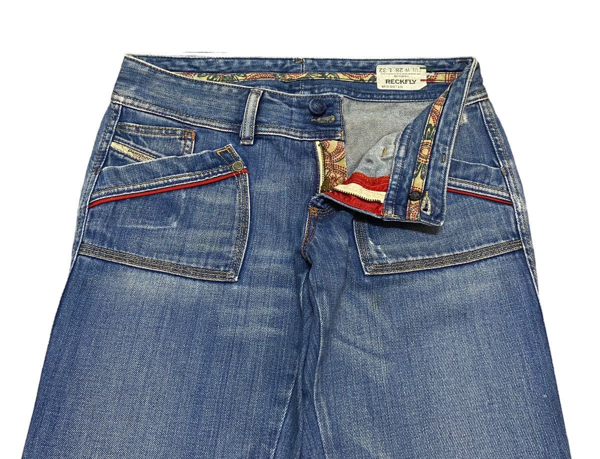 Diesel × If Six Was Nine × Vintage Rare Design Vintage Brand Diesel Flared Jeans 1990s Size US 28 / EU 44 - 5 Thumbnail