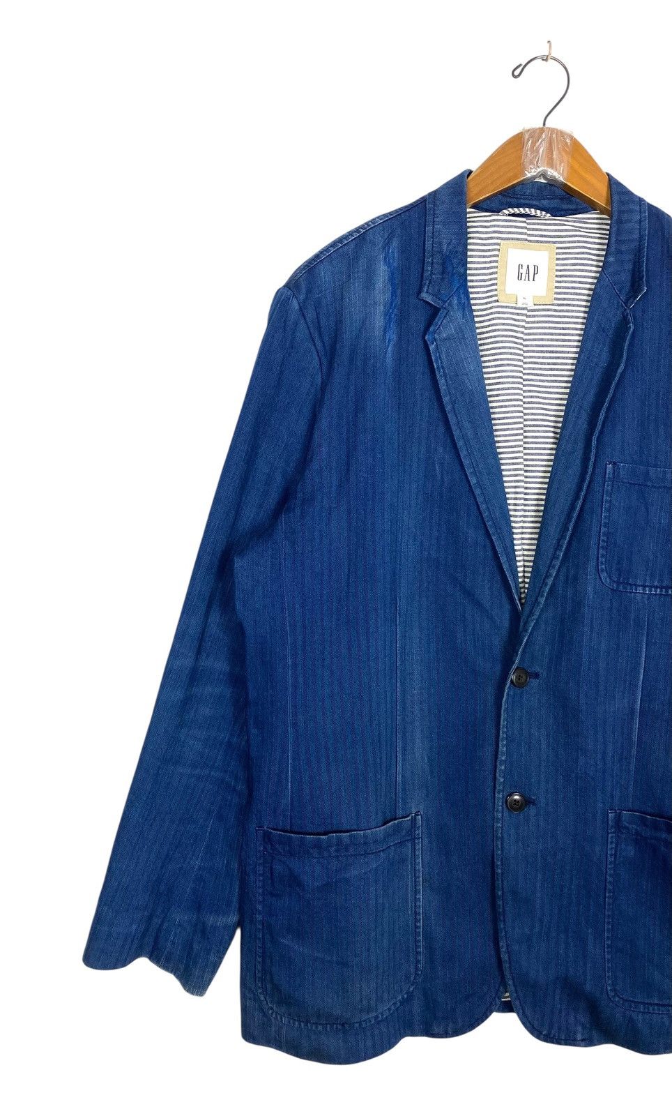Gap Rare‼️ Gap Denim Sport Coat Size US L / EU 52-54 / 3 - 2 Thumbnail