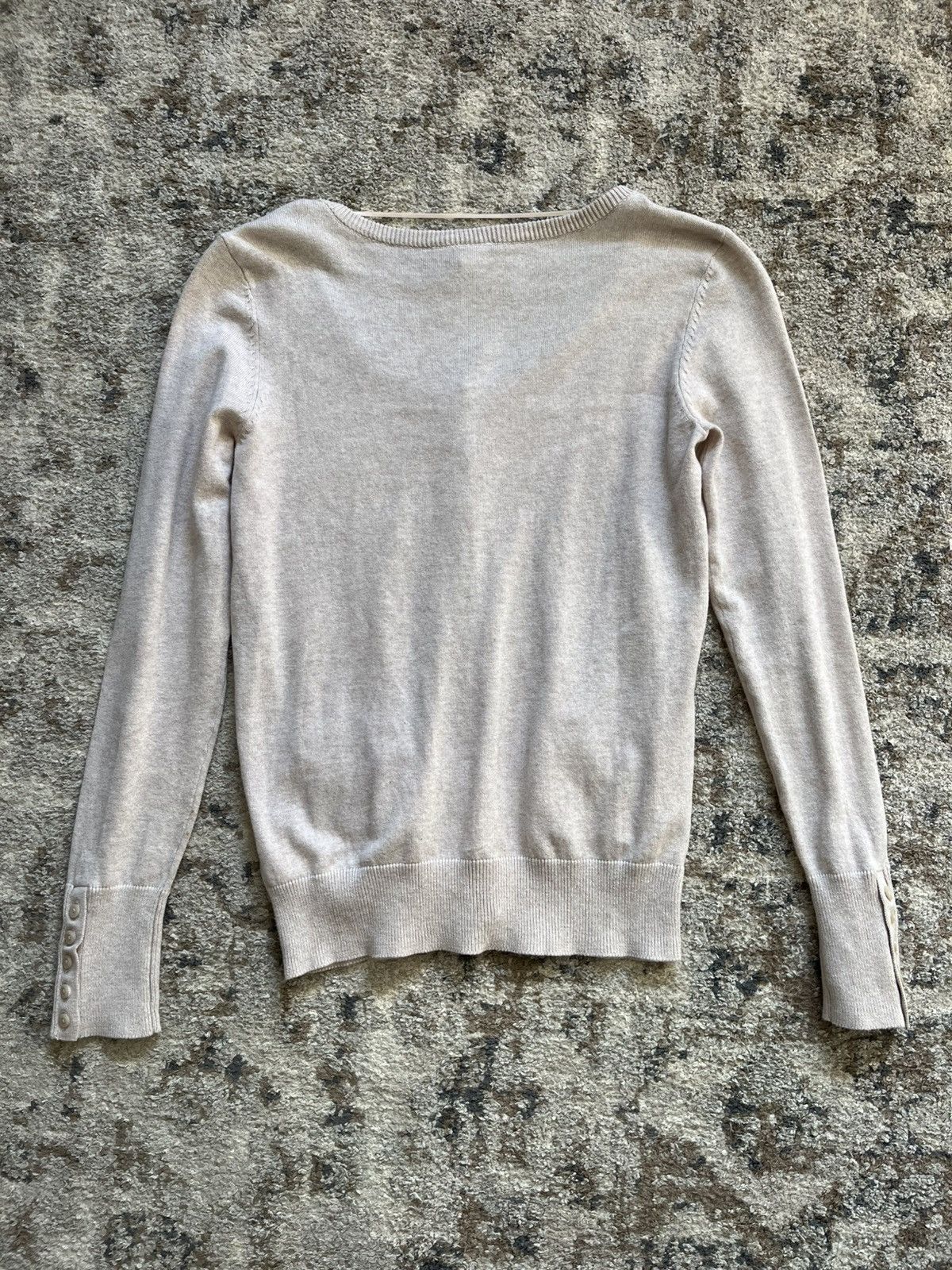 H&M H&M Womens Cardigan Sweater Small Ivory Long Sleeve Size S / US 4 / IT 40 - 4 Thumbnail
