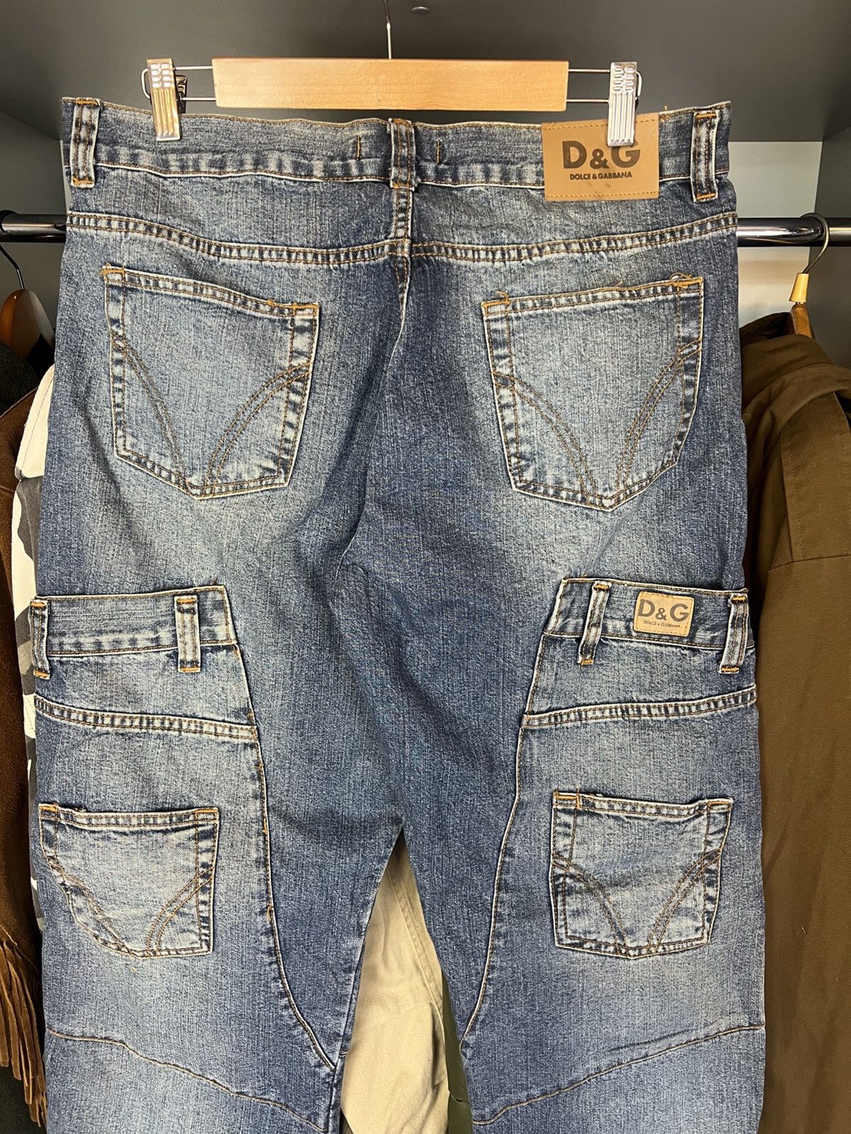 Dolce & Gabbana Vintage Dolce Gabbana Y2K big logo Jeans pants Size US 34 / EU 50 - 3 Thumbnail
