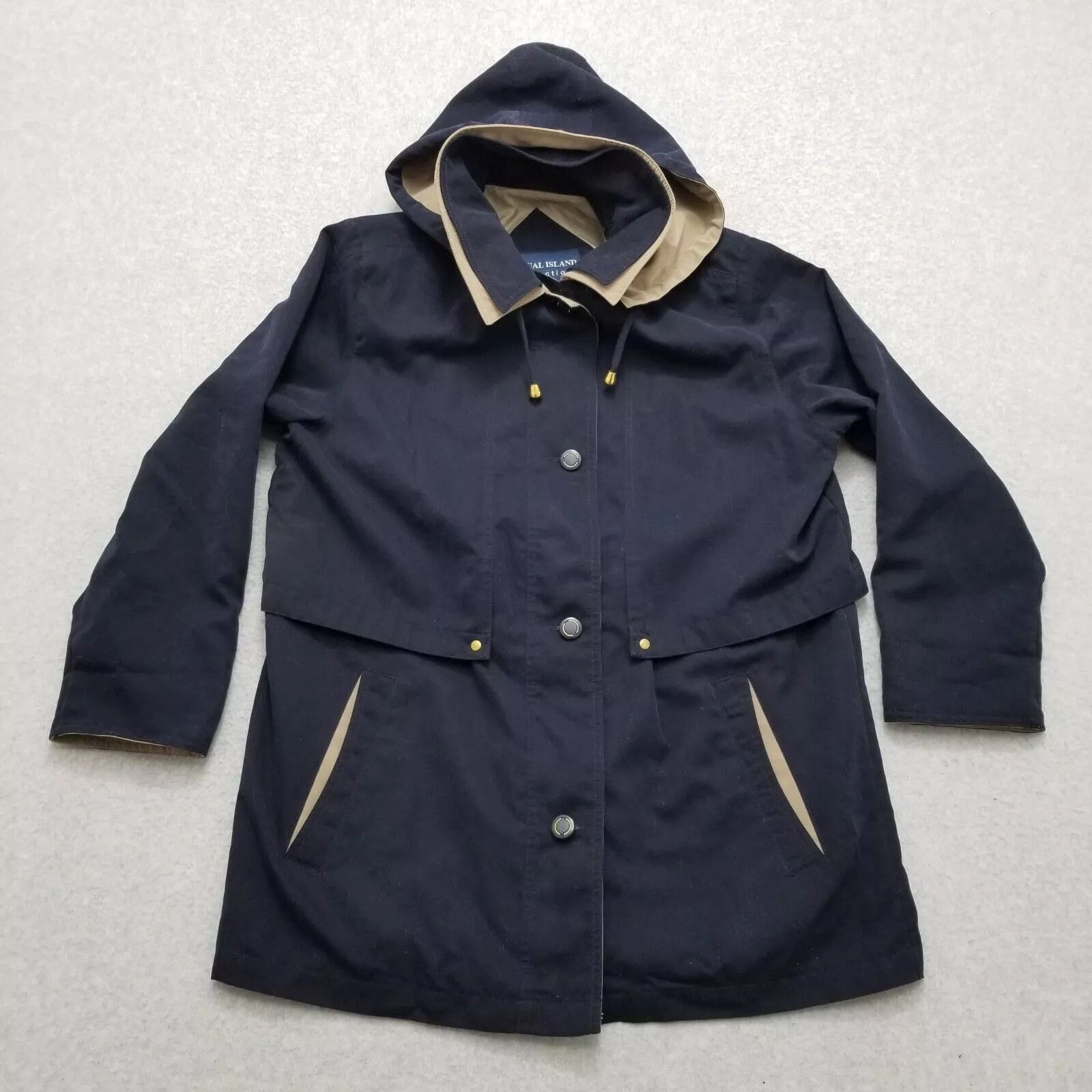 Other Casual Island Jacket Womens Small Medium Blue Pockets Zip Size M / US 6-8 / IT 42-44 - 1 Thumbnail