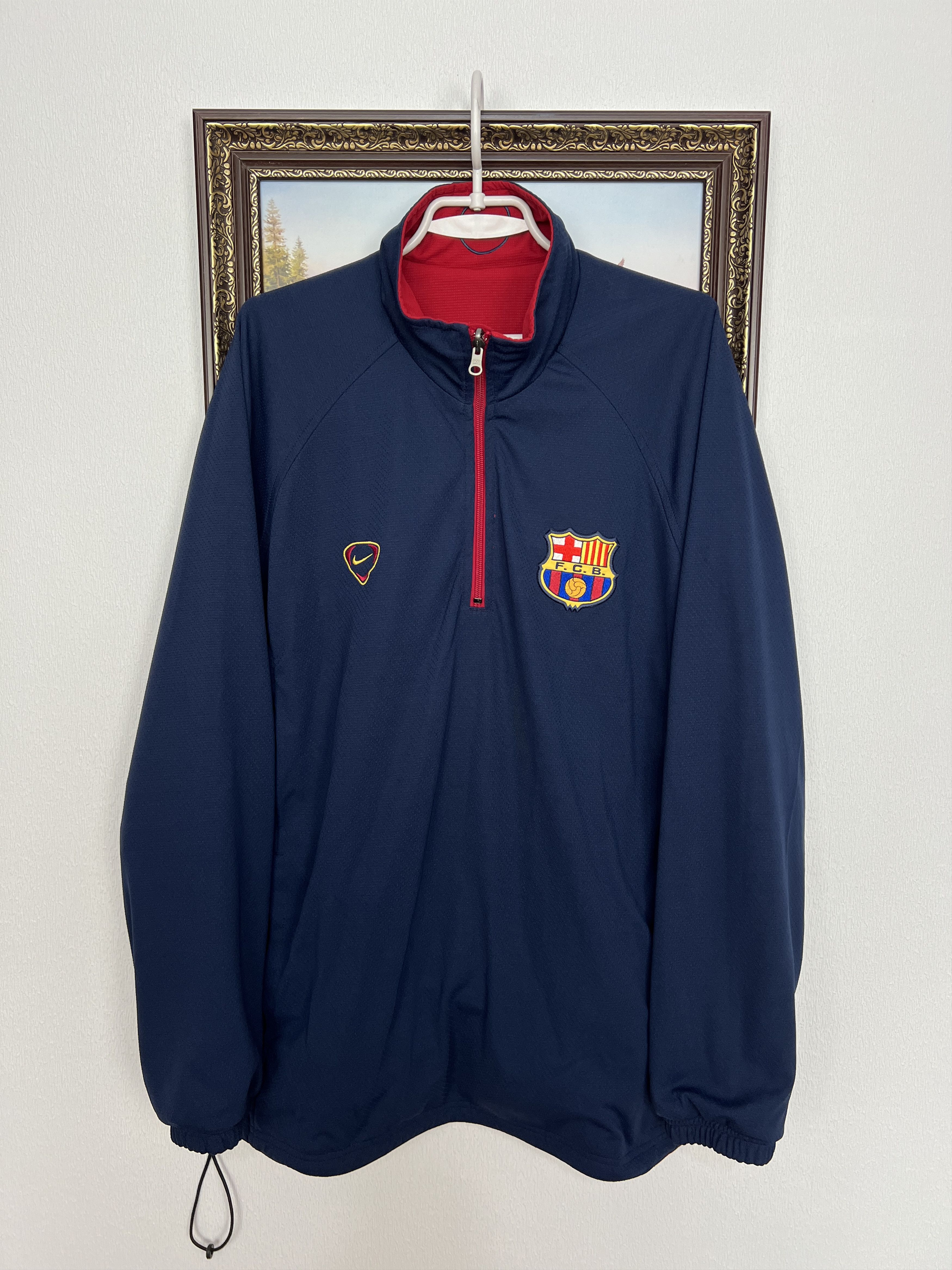 Nike Barcelona Football Double Sided Jacket Soccer Track Top Size US L / EU 52-54 / 3 - 7 Thumbnail