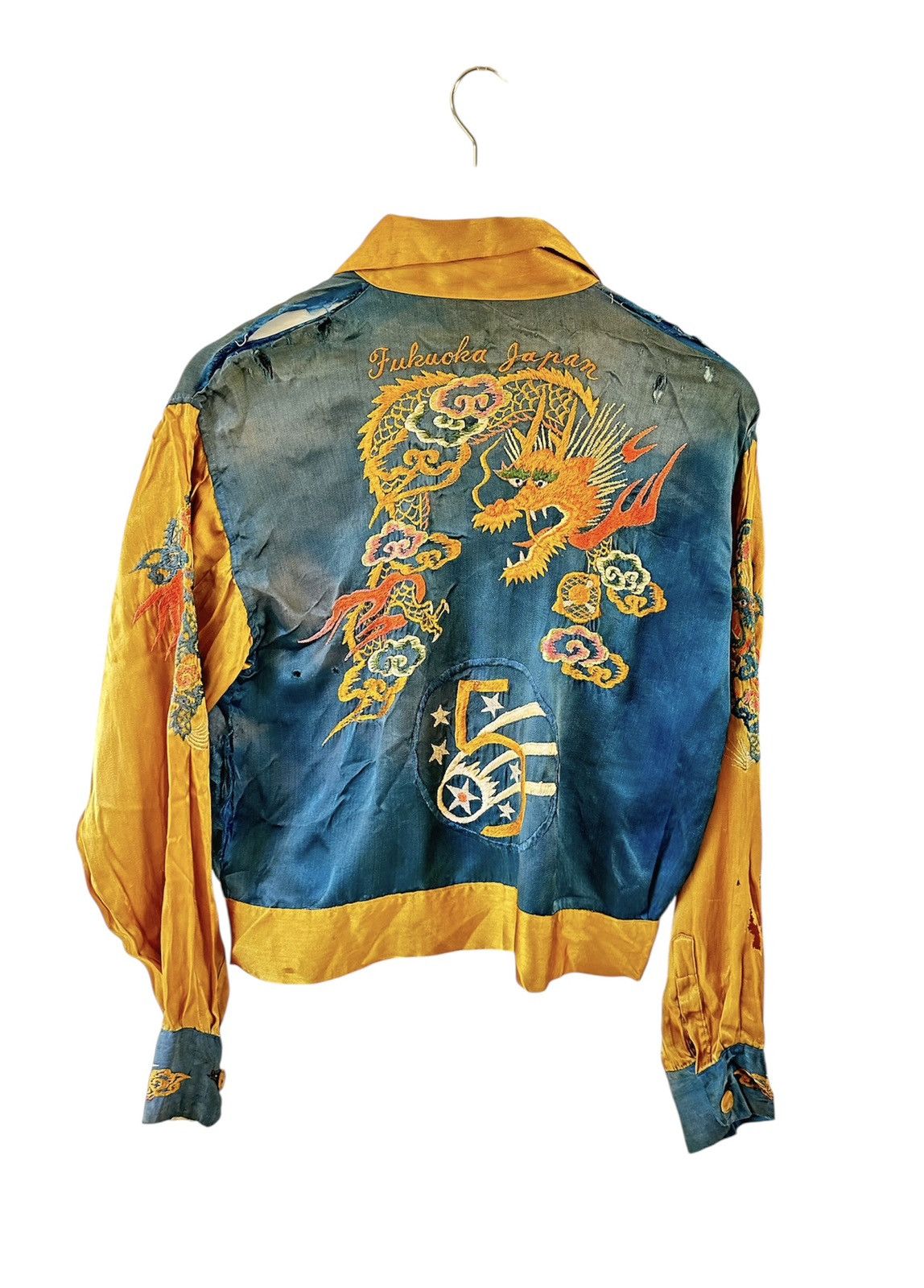 Vintage Vintage WW11 satin souvernier jacket dragon 5th air force Size US M / EU 48-50 / 2 - 1 Thumbnail