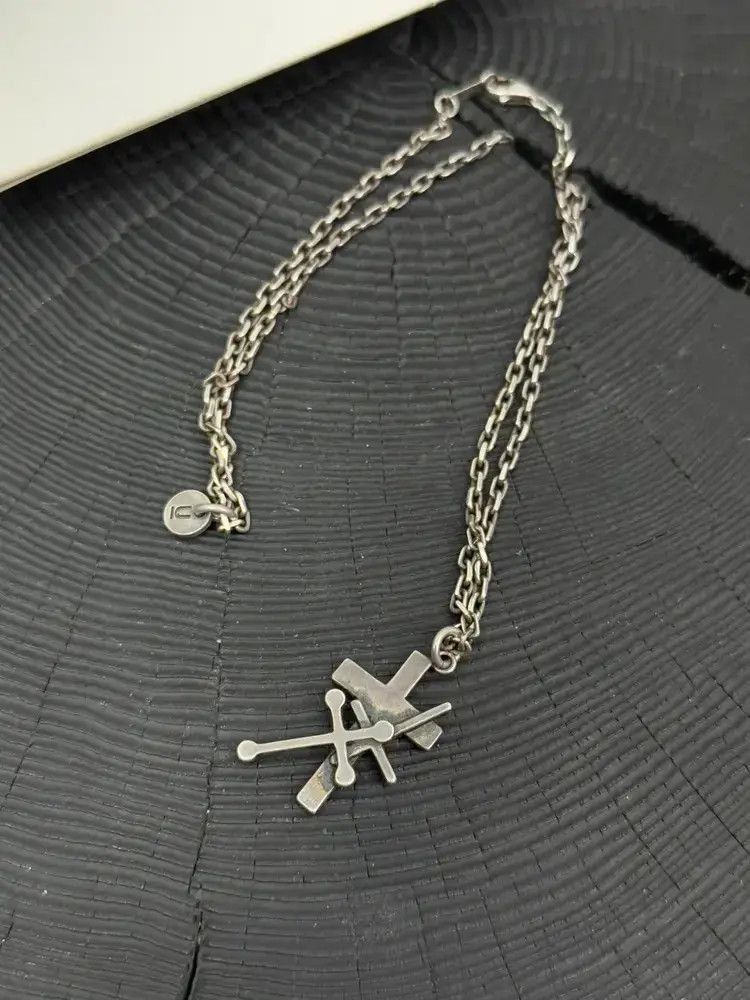 Undercover Undercover 02AW Multi Cross 925 Silver Necklace-2505
