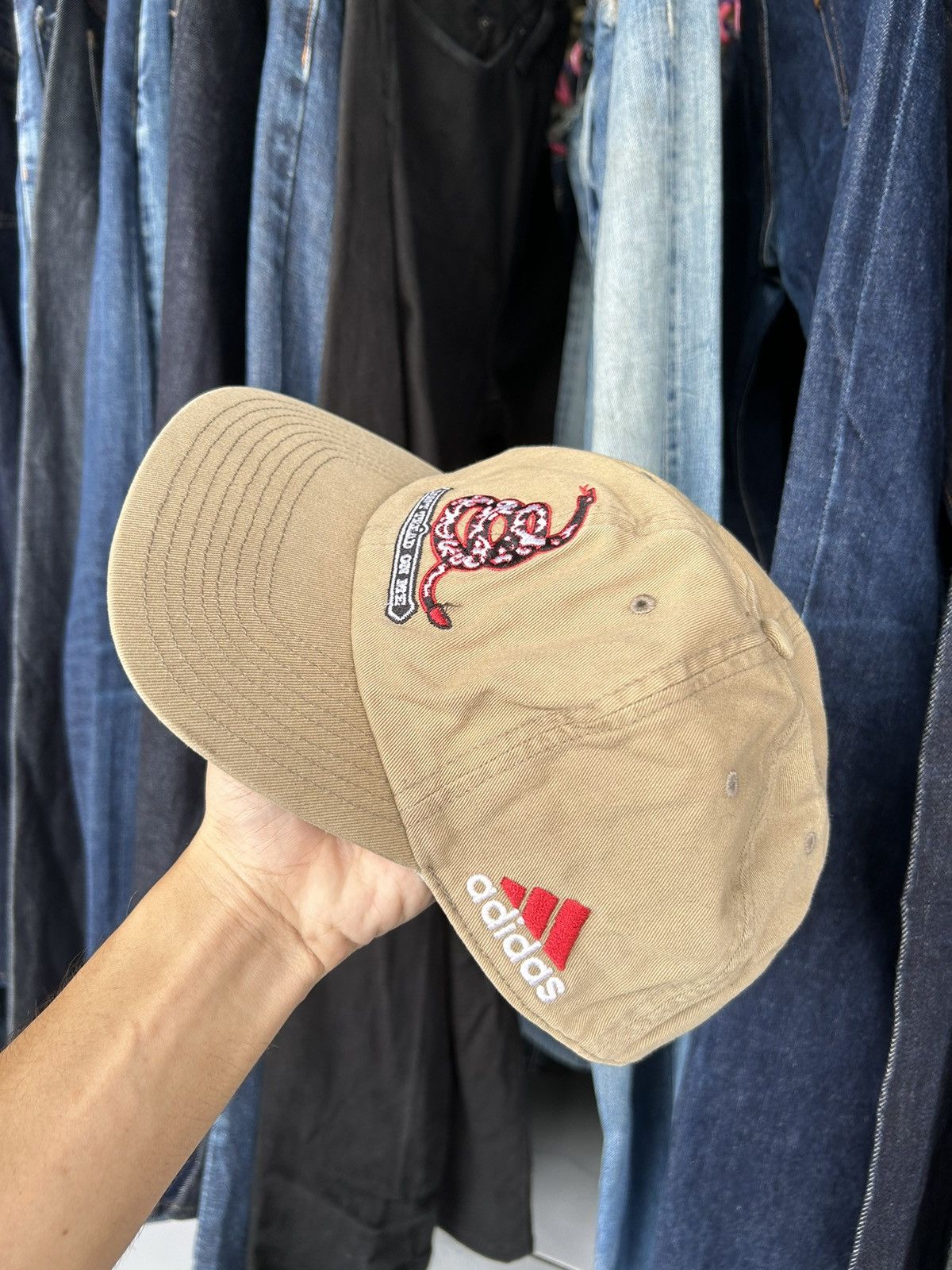Adidas × Vintage Vintage ADIDAS Dont Tread On Me Hats ☠️ Size ONE SIZE - 12 Thumbnail