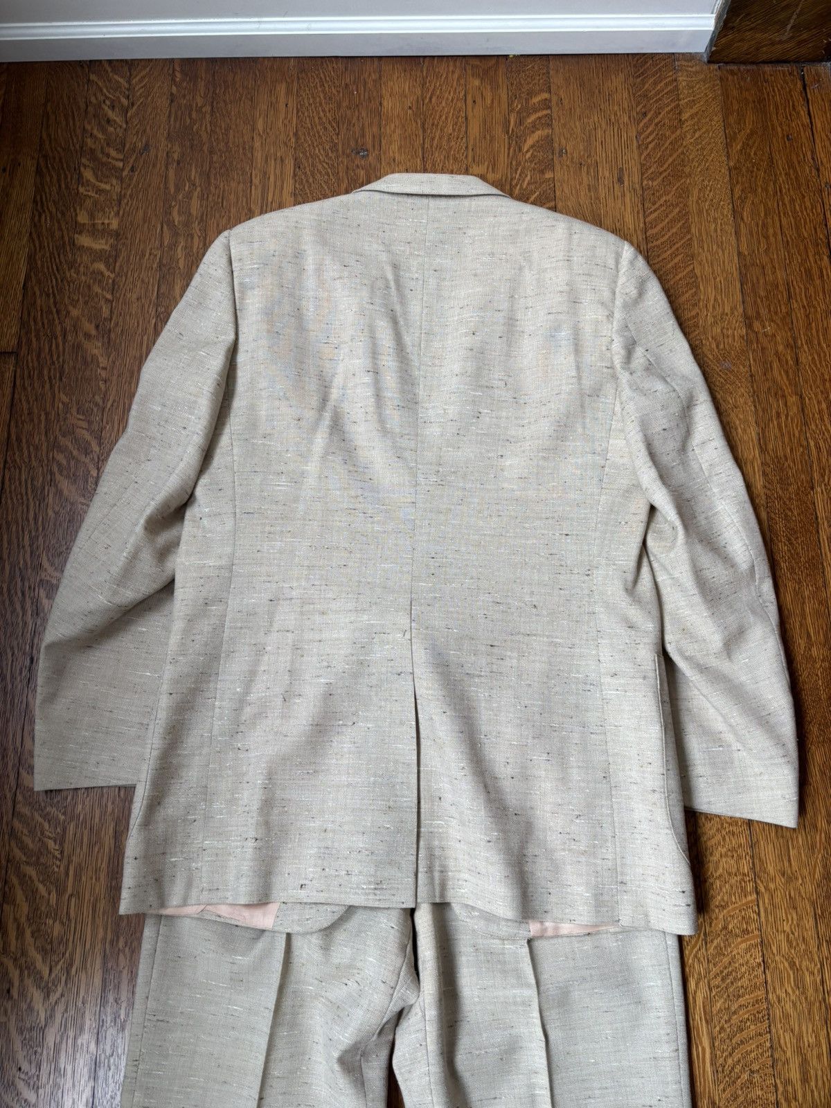 Vintage 70s Vintage 2-Piece Suit 60s Fleck Suit Country Squire Size 40R - 17 Thumbnail