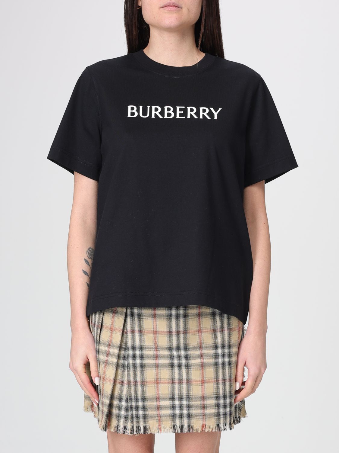 Burberry T-Shirt Woman Black