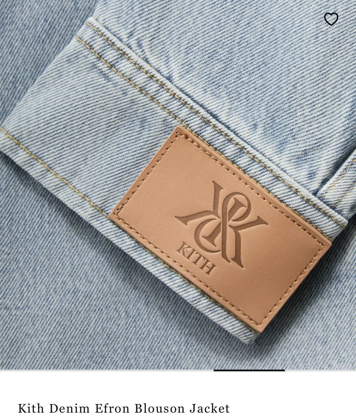 Kith Kith Denim Efron Blouson Jacket Size US M / EU 48-50 / 2 - 4 Thumbnail