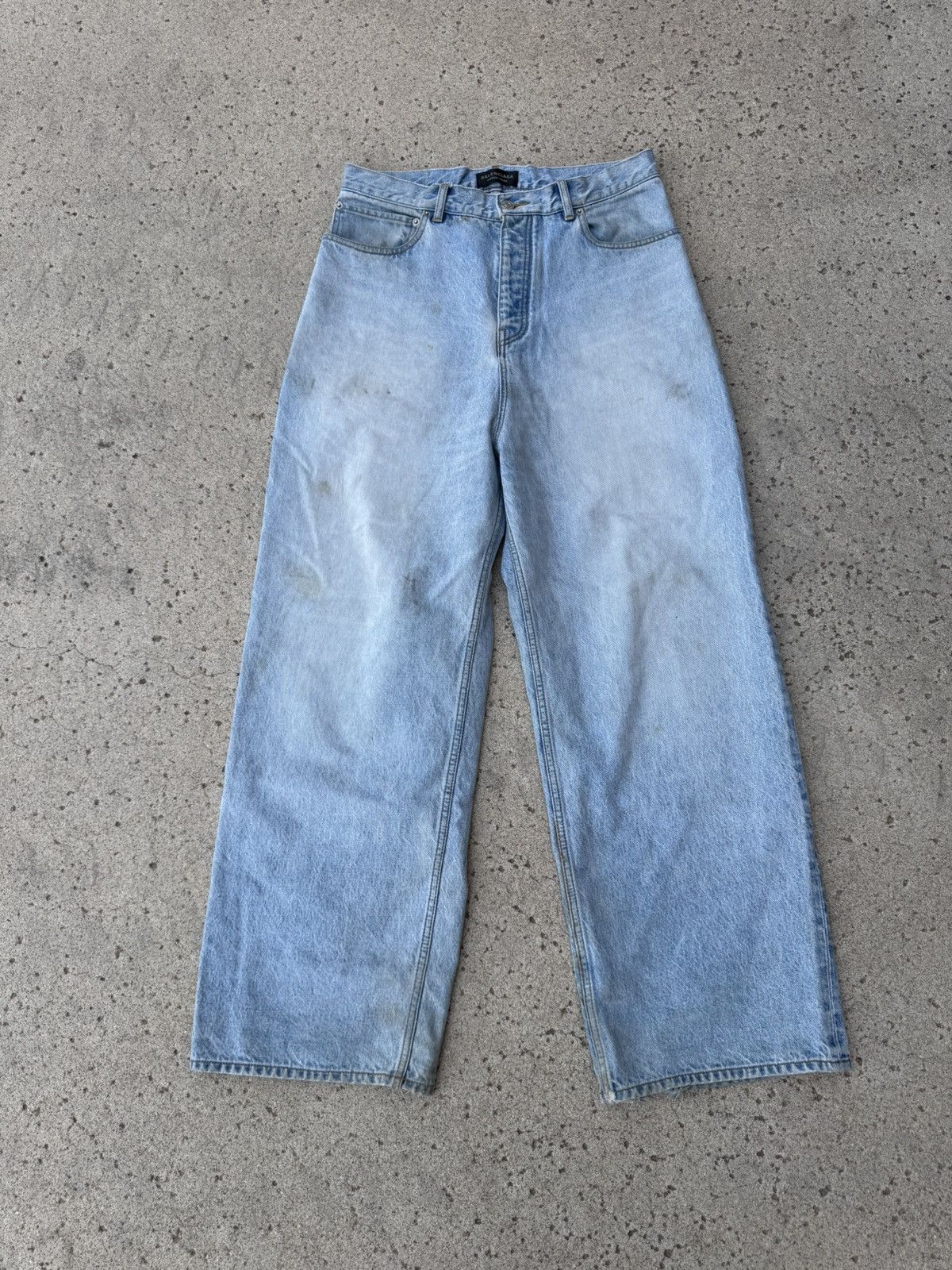 Balenciaga Balenciaga Light Wash Jeans Size US 30 / EU 46 - 1 Thumbnail