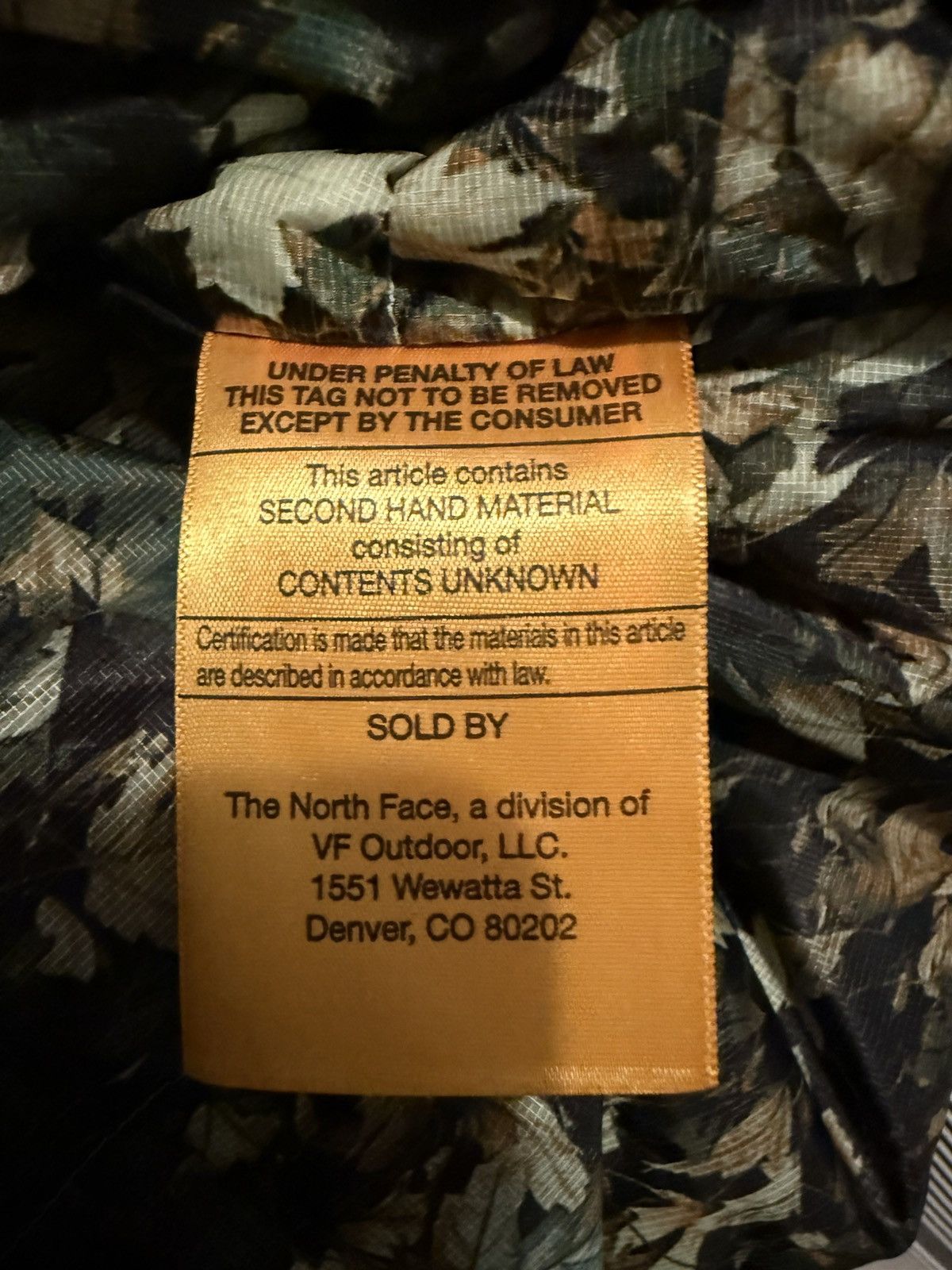 The North Face The North Face 73 Leaf-Print Padded Jacket Size US M / EU 48-50 / 2 - 8 Thumbnail