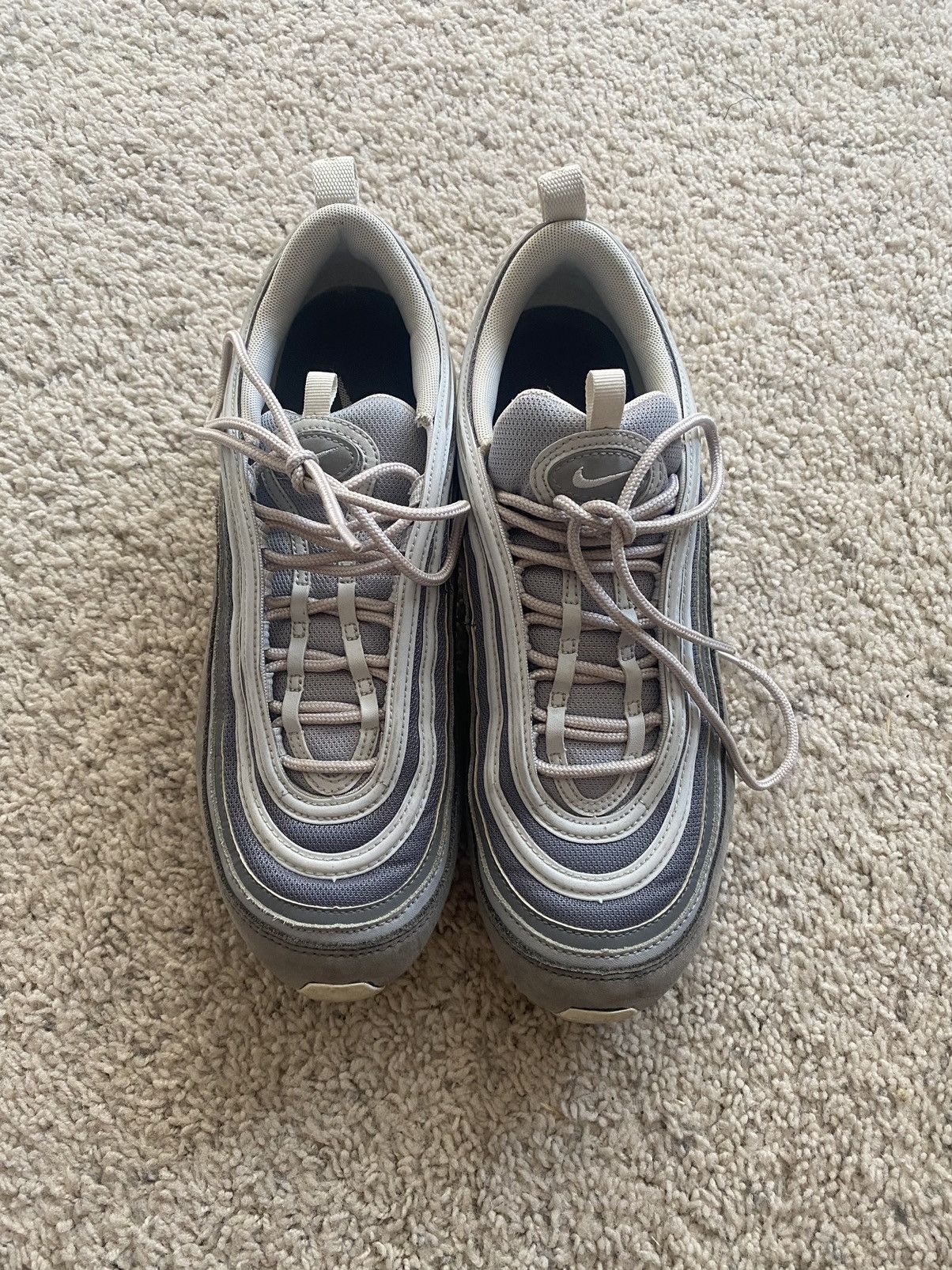 Nike Nike Air Max 97 Premium “Wolf Grey” Size US 10 / EU 43 - 3 Thumbnail