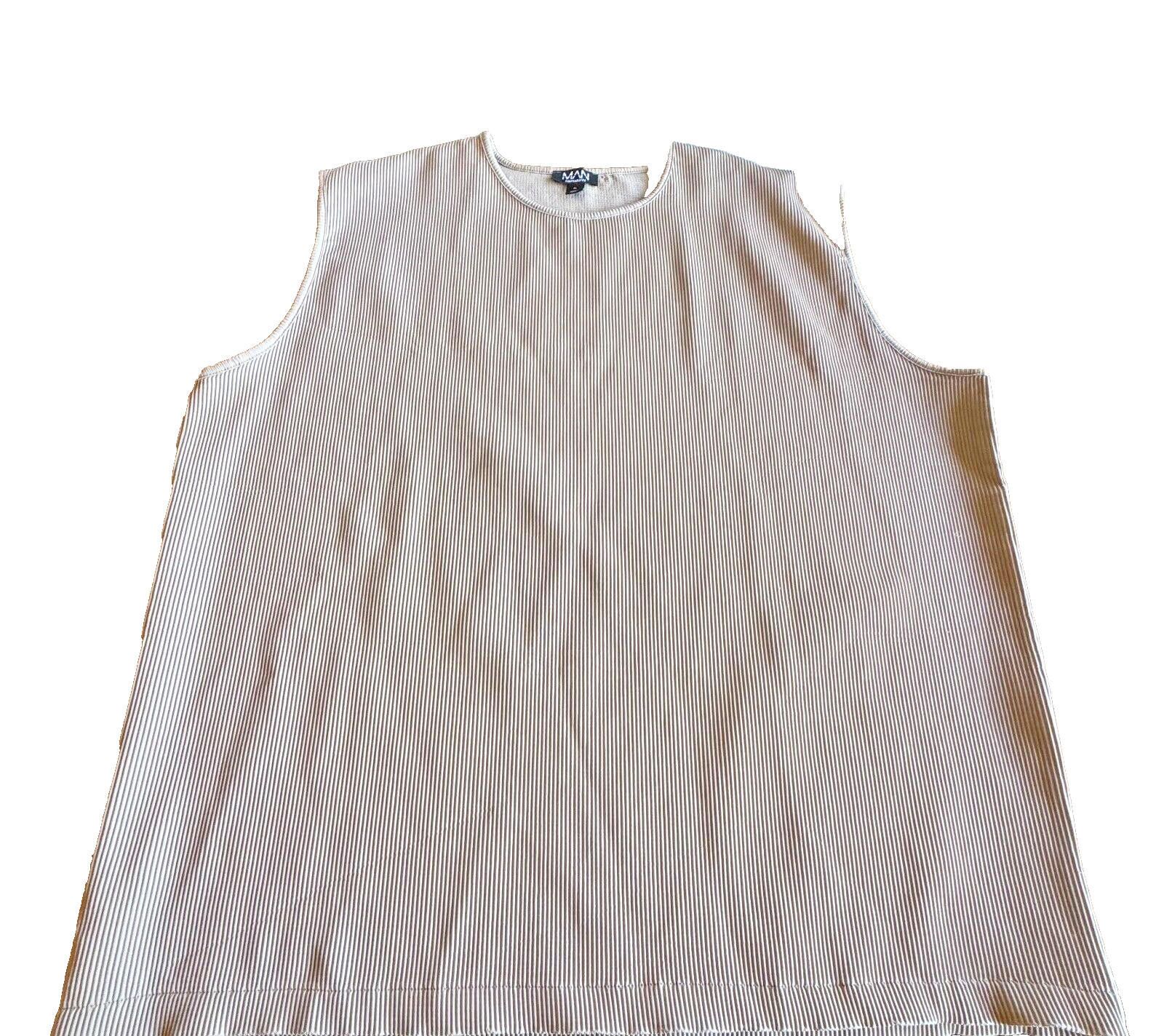 7 For All Mankind MAN Cream T Shirt Vest Mens XL Size US XL / EU 56 / 4 - 1 Thumbnail