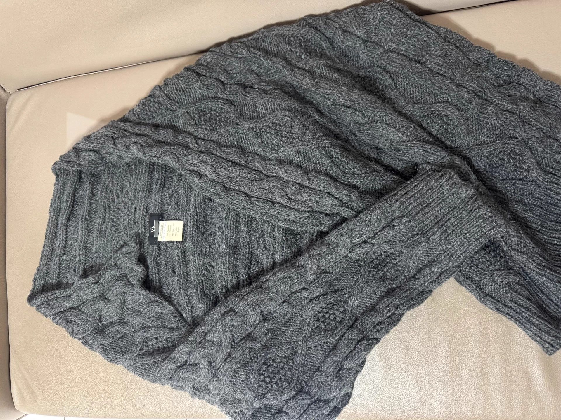 Y's YohjiYamamoto Y’s Vintage Chunky Knit Shawl Joyce Exclusive Size ONE SIZE - 4 Thumbnail