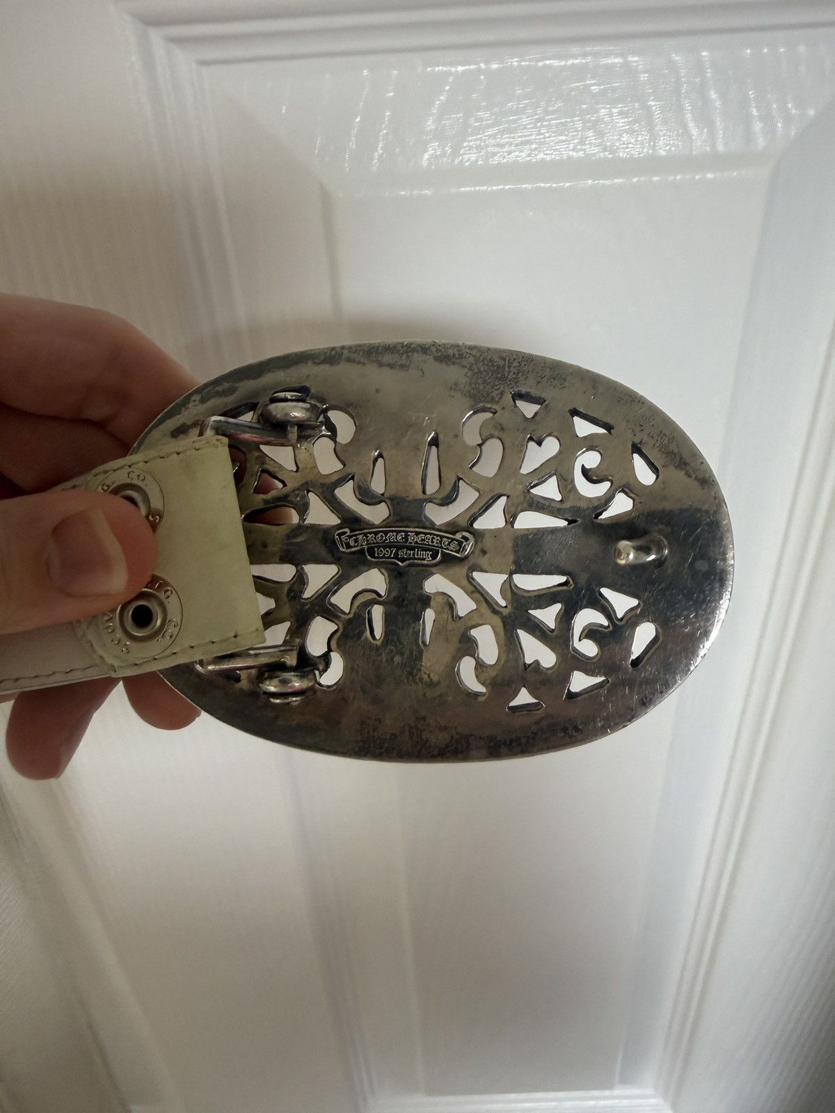 Chrome Hearts Chrome Hearts *XL* OVAL BELT & STRAP Size 36 - 3 Thumbnail