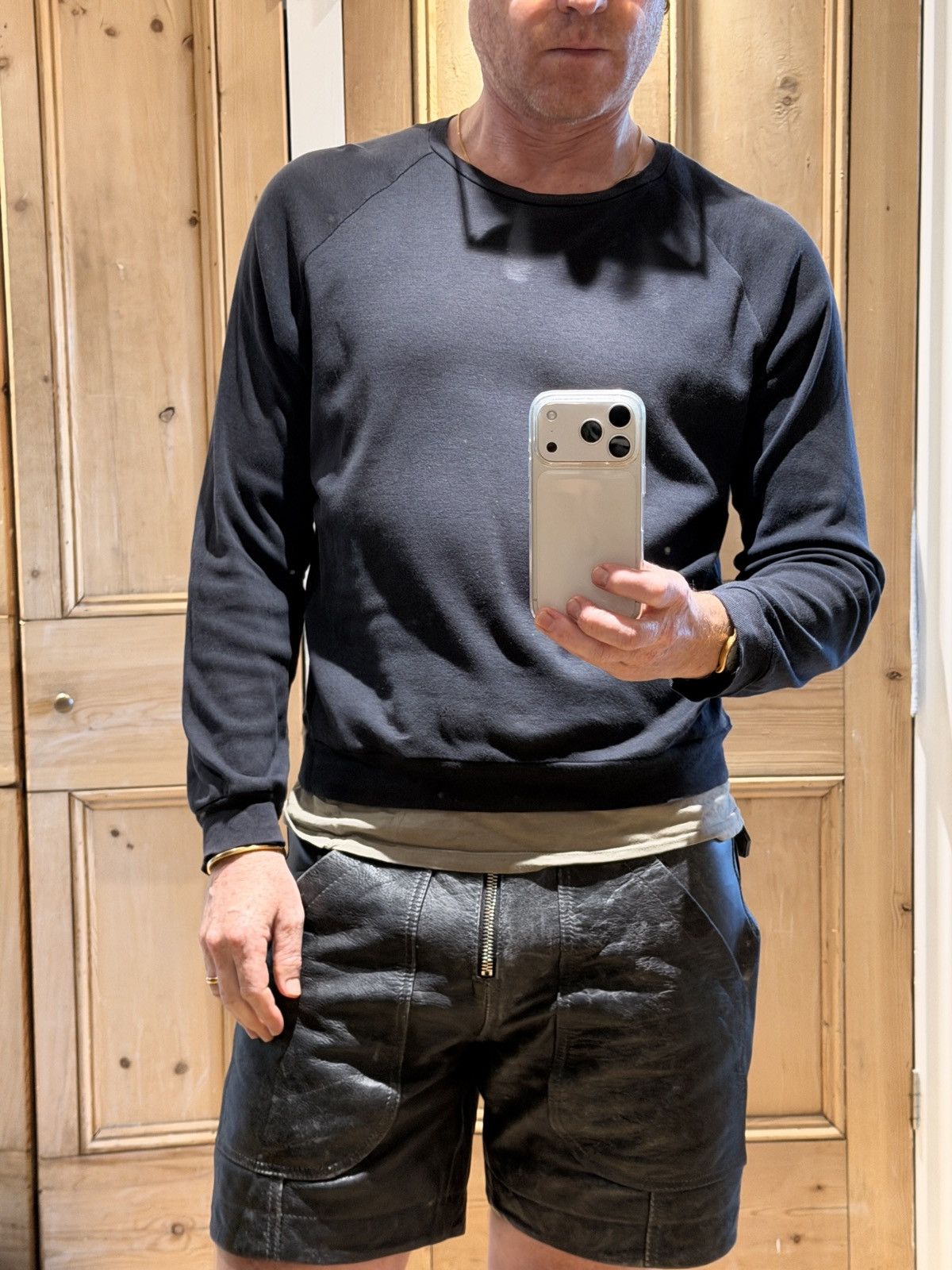 Helmut Lang Helmut lang vintage archive raglan sleeve navy mens l/s t Size US S / EU 44-46 / 1 - 3 Thumbnail