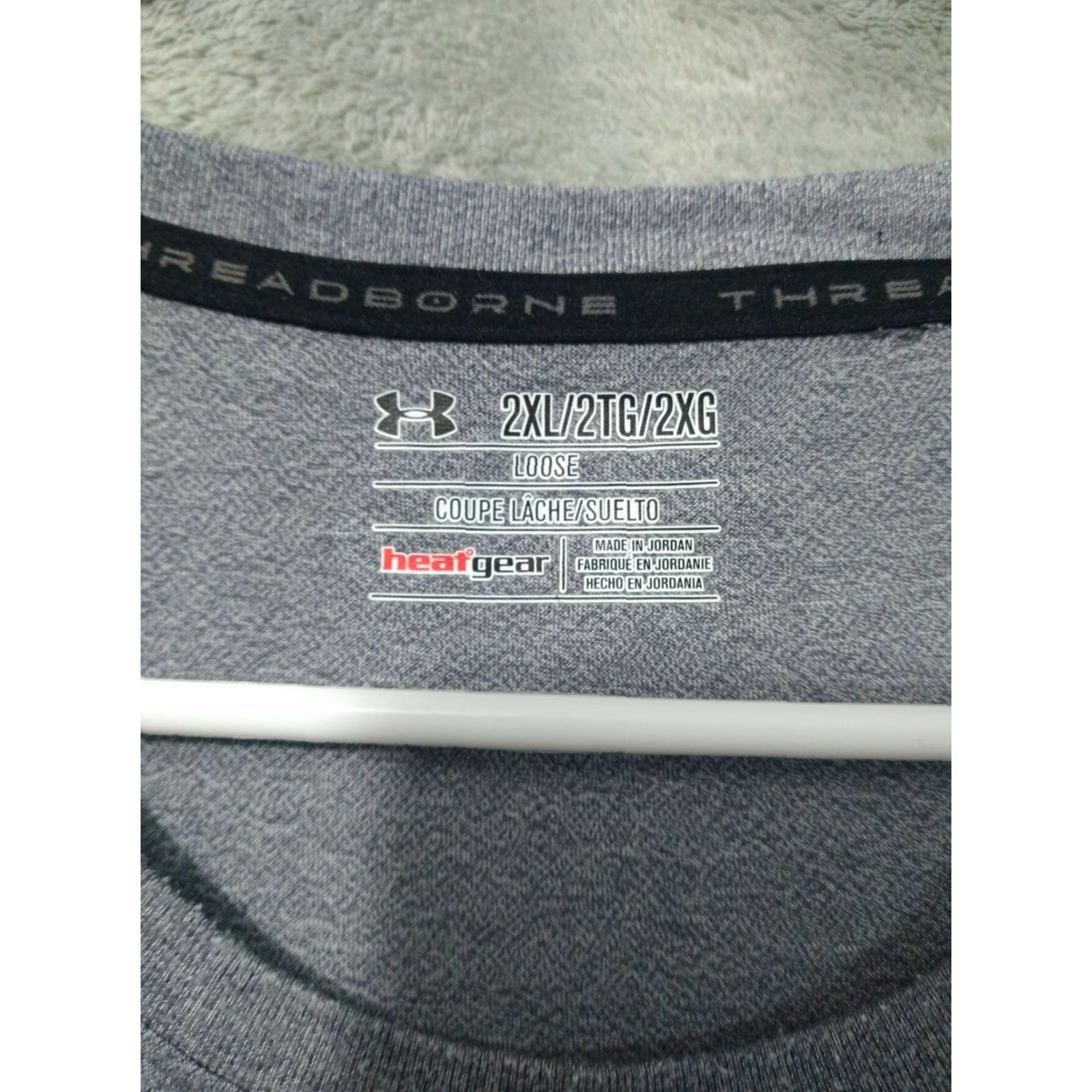 Under Armour Under Armour Shirt Mens 2XL Gray HeatGear Short Sleeve Penn State Shirt Size US XXL / EU 58 / 5 - 5 Thumbnail