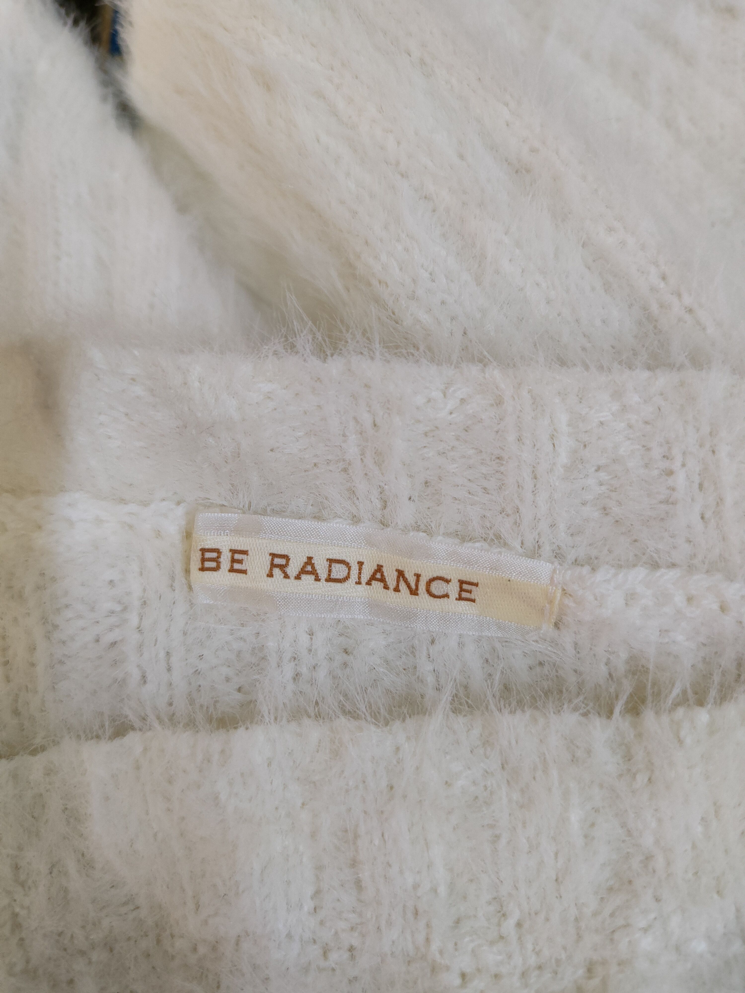 Japanese Brand Be Radiance White Shag Shaggy Fur Mohair Knitwear #S1984 Size S / US 4 / IT 40 - 12 Thumbnail