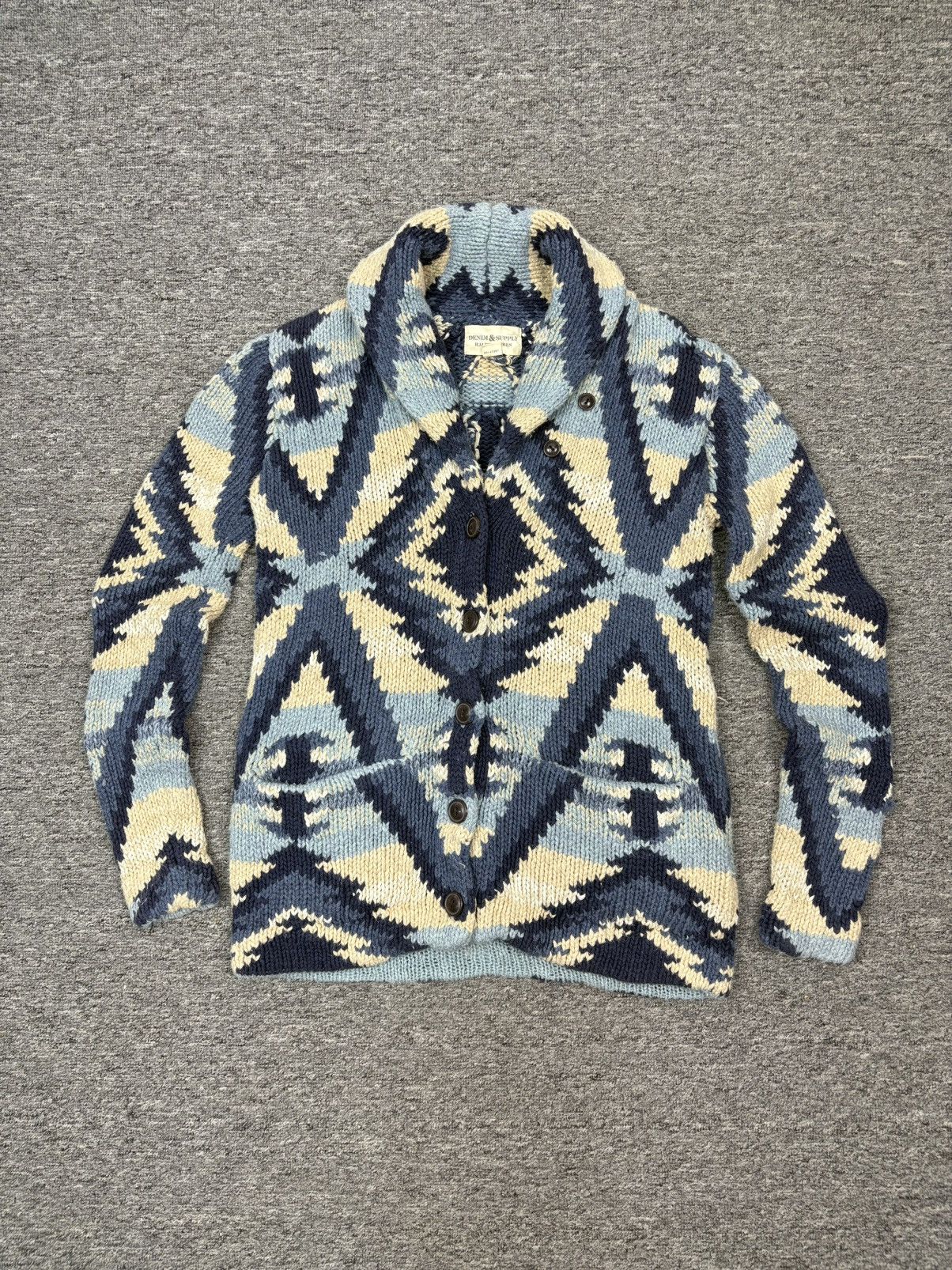 Denim & Supply Ralph Lauren Denim Supply Ralph Lauren Sweater Shawl Collar Native Navajo Size US S / EU 44-46 / 1 - 2 Thumbnail