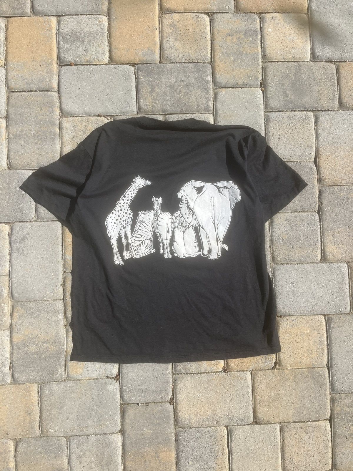 Vintage Vintage 90s Single Stitch Animal Tee Size US XL / EU 56 / 4 - 3 Thumbnail