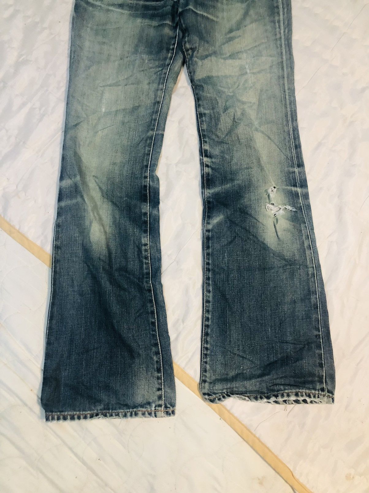 Edwin × Japanese Brand Edwin Distressed Jeans (3) Size US 28 / EU 44 - 4 Thumbnail