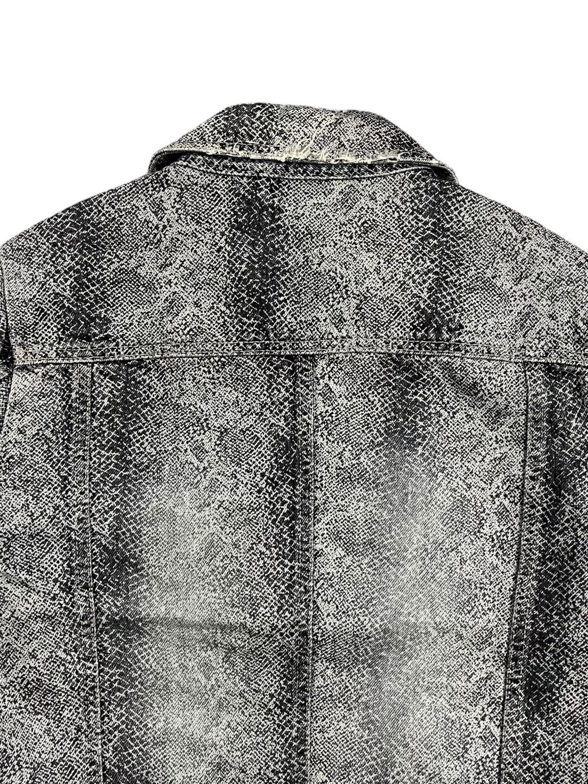 1990s L7 Real Hip - Cyber Reptilian Denim Jacket