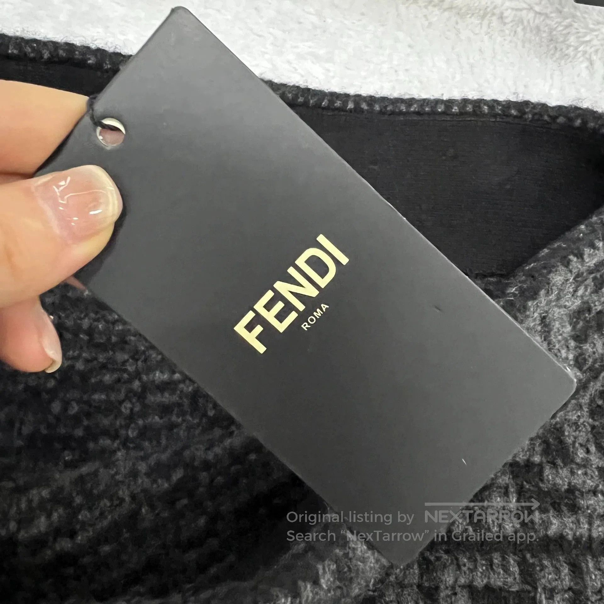 Fendi FENDI FF Logo Knit Mini Skirt. Size US 40 / EU 56 - 6 Thumbnail